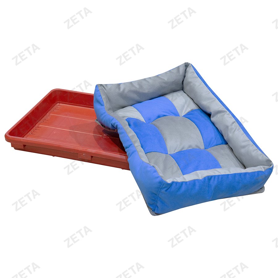 Лежак для животных с поддоном "Флокс" цветной - изображение 3