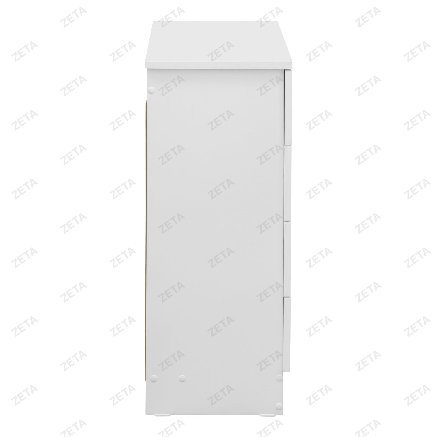 Комод "Симпл" 4 ящика (780*330*800 мм.) белый - изображение 4