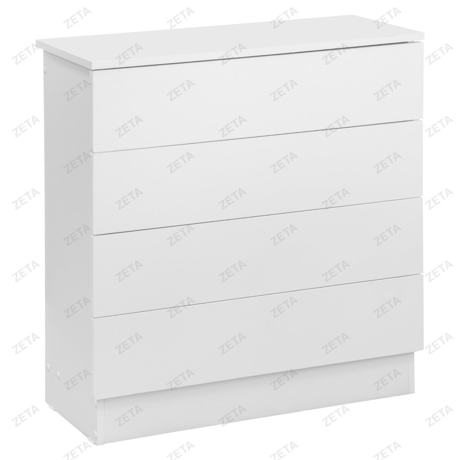 Комод "Симпл" 4 ящика (780*330*800 мм.) белый - изображение 1
