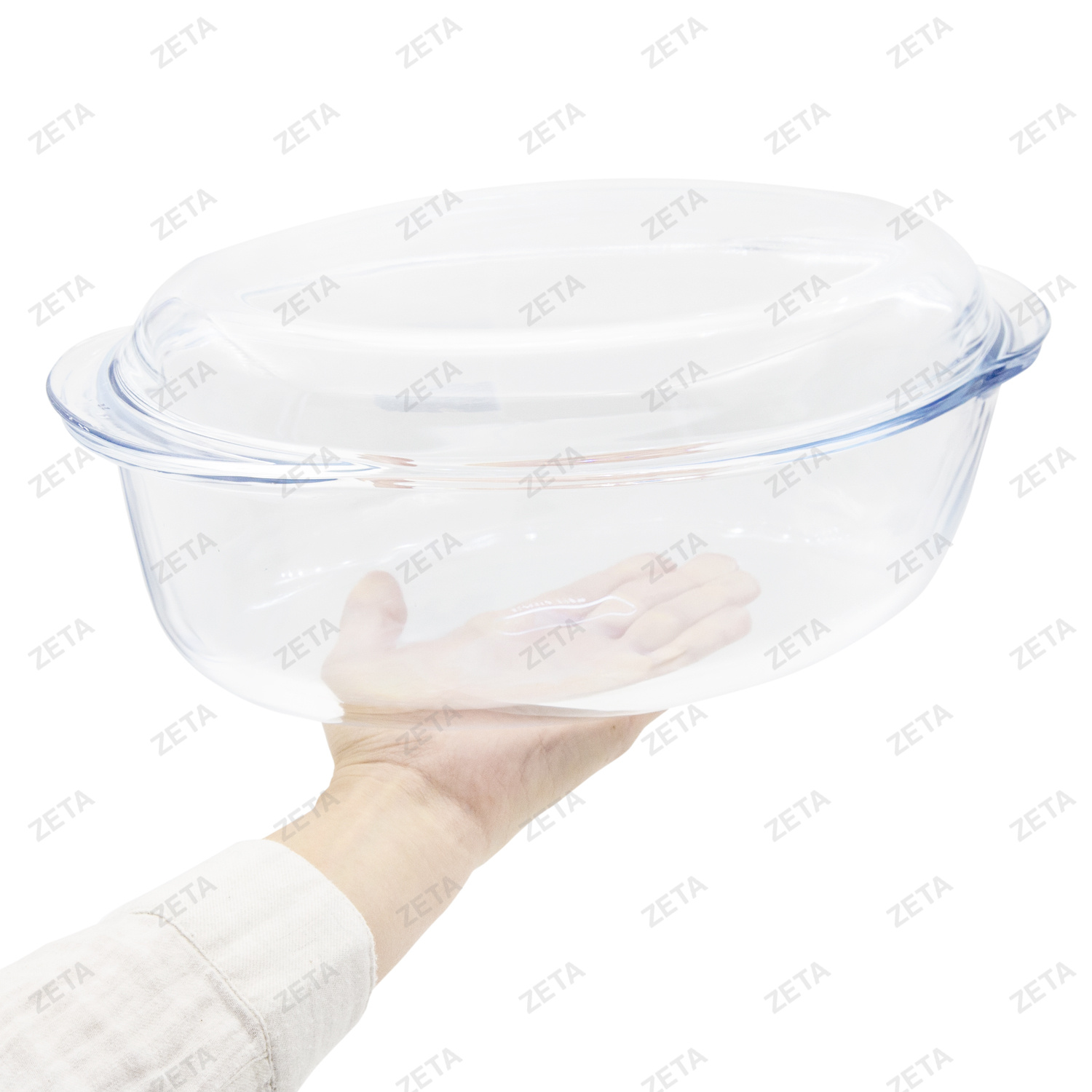 Форма для запекания овальная с крышкой "Pyrex" 3 л. №459А000 (ЮТС) - изображение 2