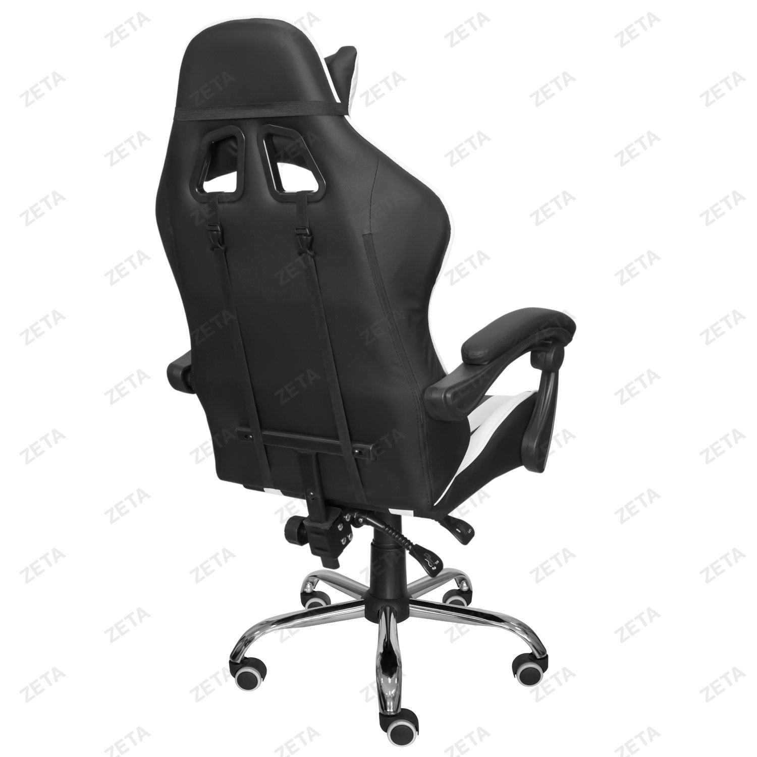 Кресло №GC-5 (чёрно-бело-серое) - изображение 5