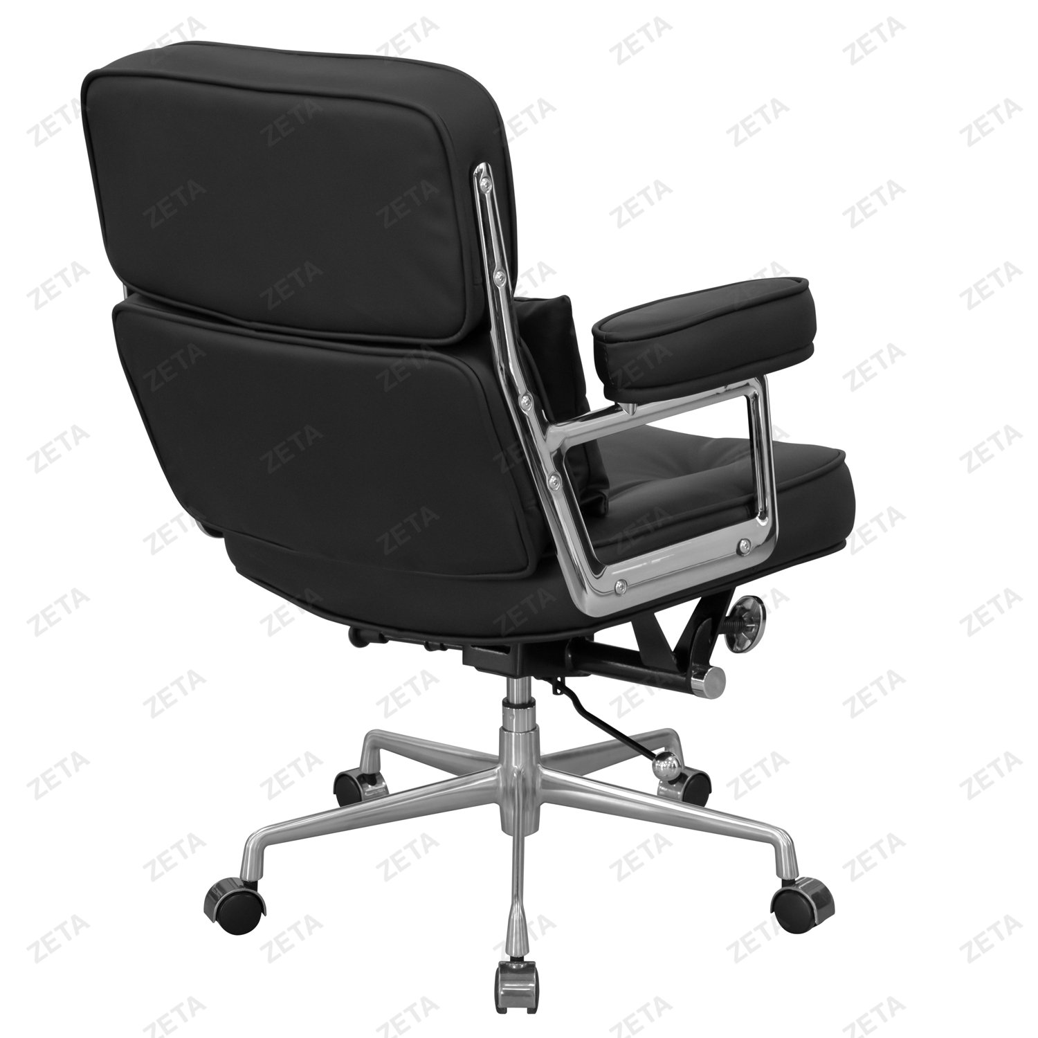 Кресло №656 (каркас и крестовина алюминий) чёрное (ВИ) - изображение 4