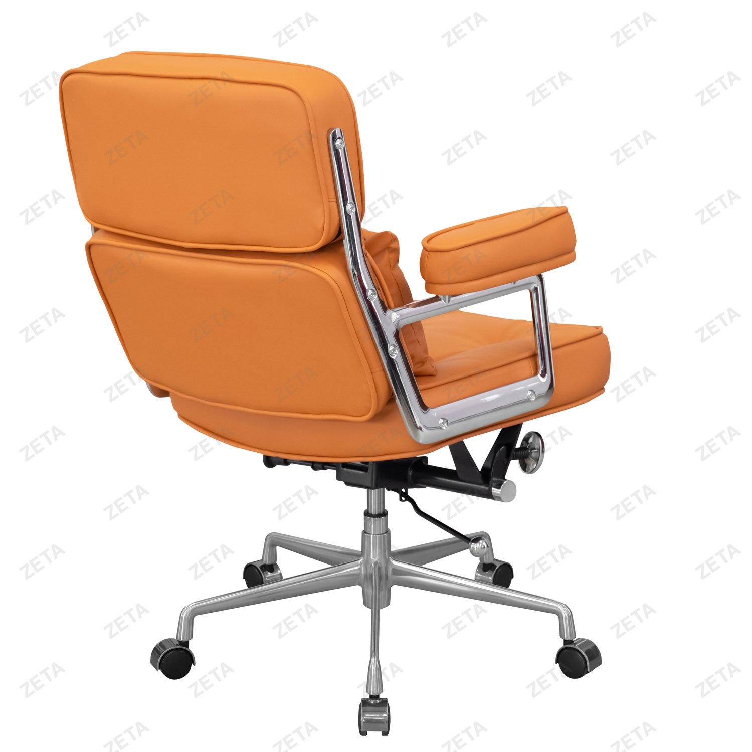 Кресло №656 (каркас и крестовина алюминий) оранжевое (ВИ) - изображение 4