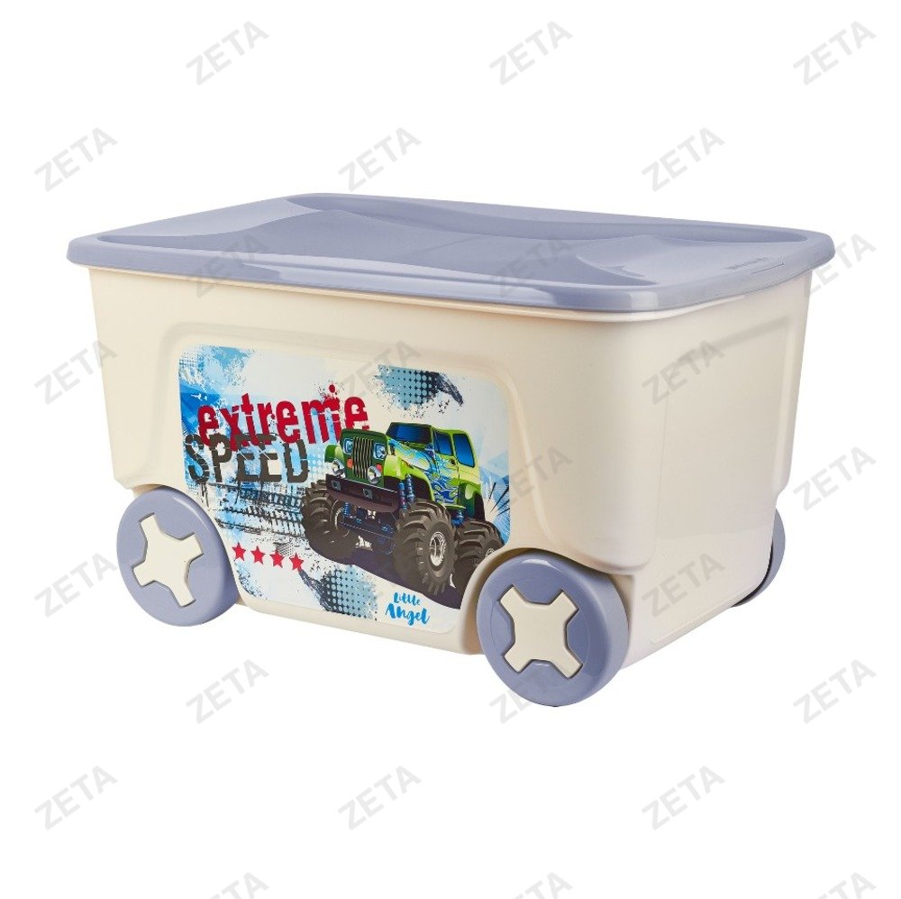 Ящик детский 50 л. для игрушек на колесах "Cool" - изображение 3