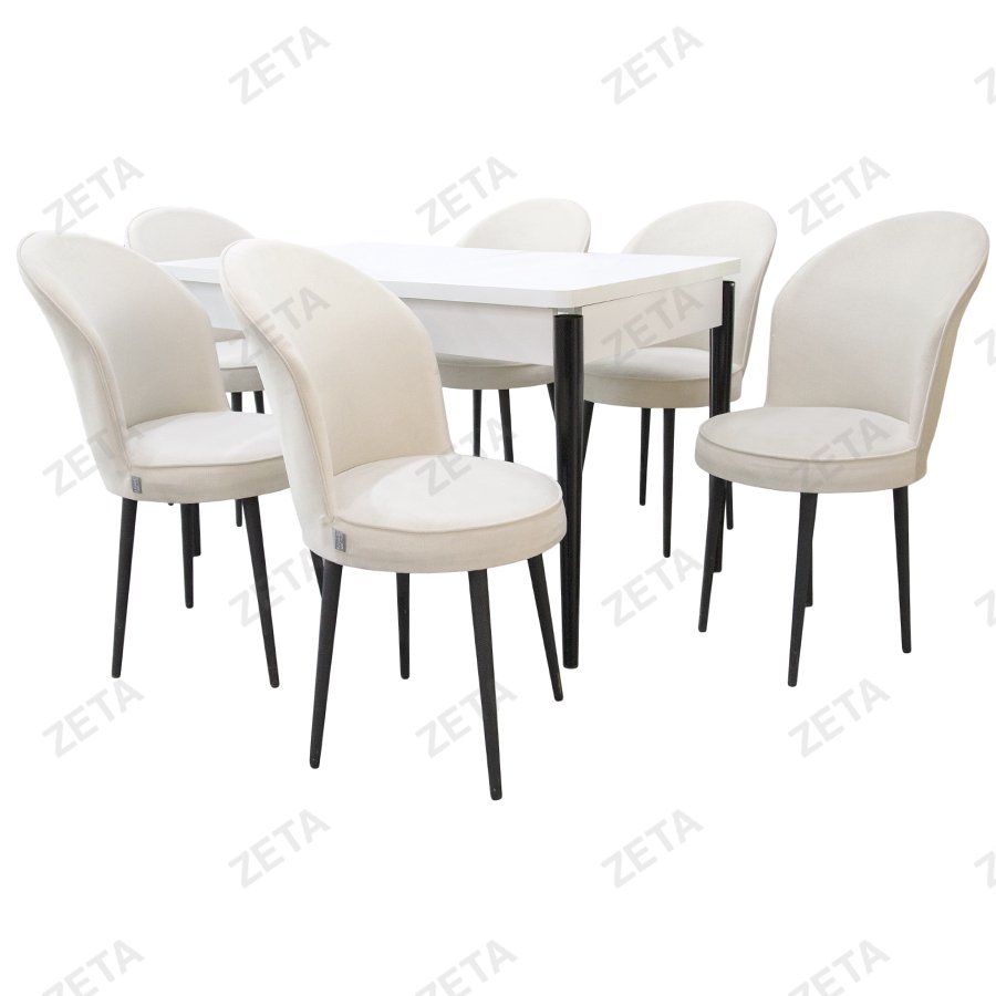 Комплект столовый: стол + 6 стульев "Inci Sedef" (Турция)