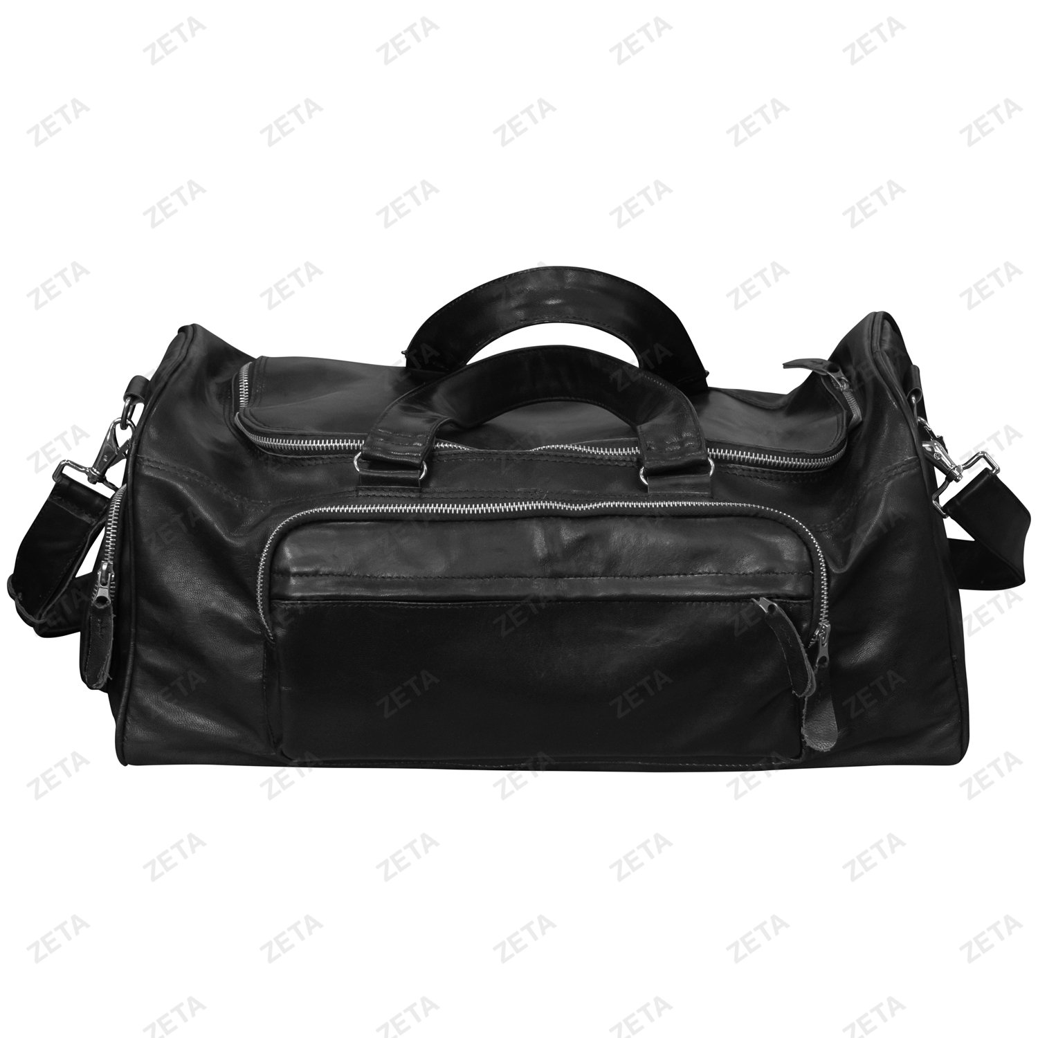 Сумка дорожная с ремнем Шах, кожа - изображение 2