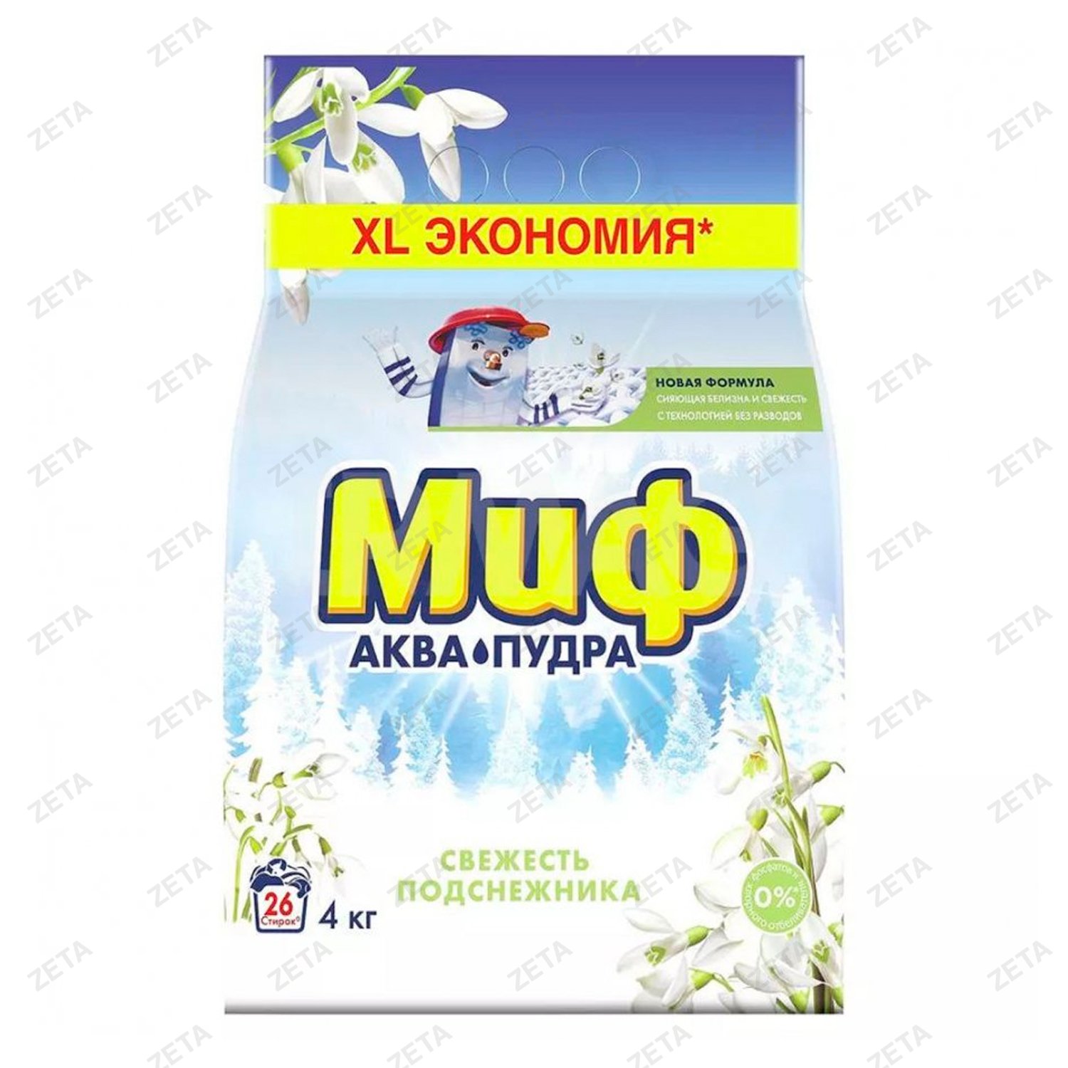 Стиральный порошок Миф Автомат 3в1 4 кг.