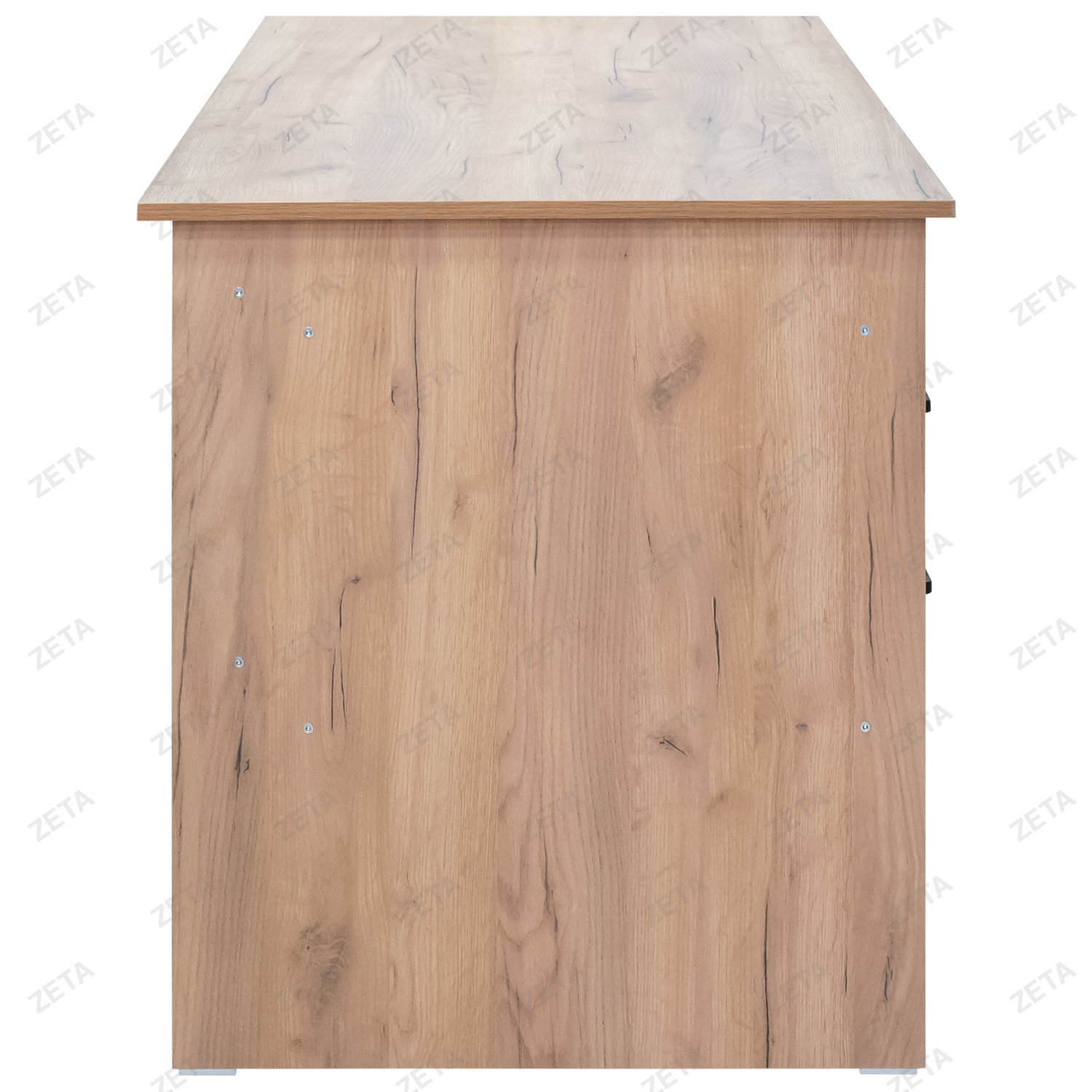 Стол двухтумбовый "КУЛ-109" (дуб крафт золотой) (М-Узб)