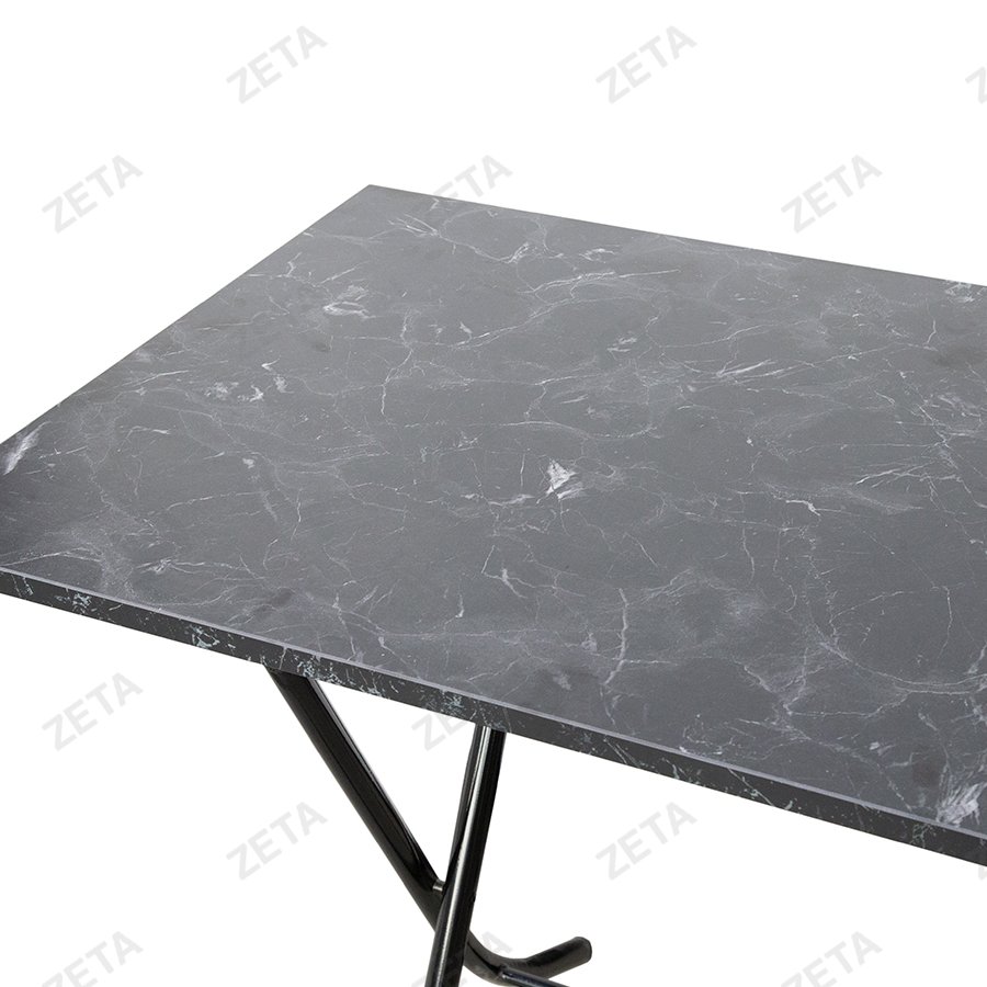 Стол складной (600*900 мм) №10151 черный мрамор (Турция) - изображение 3