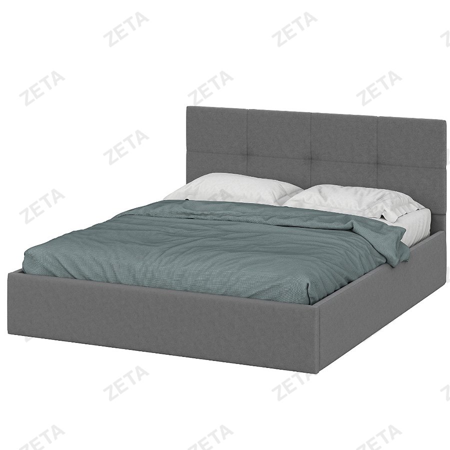 Кровать двойная №4 №00-00112218 (тёмно-серый) (РФ)