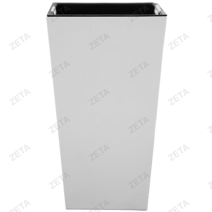 Кашпо для цветов (с внутренним горшком) (Большой) белое