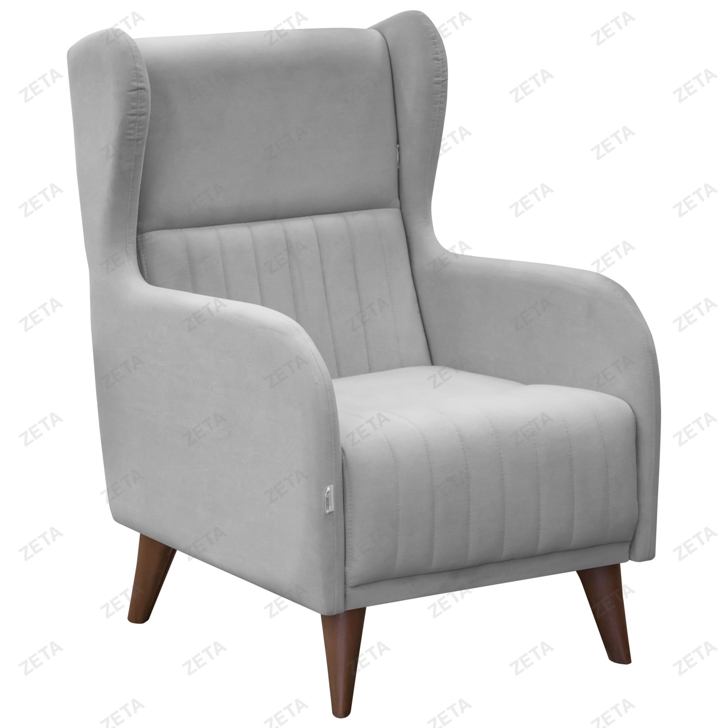 Кресло "Градара" (650*725*990 мм) №Luma 13 (светло-серый) (АСМ-Э) - изображение 1