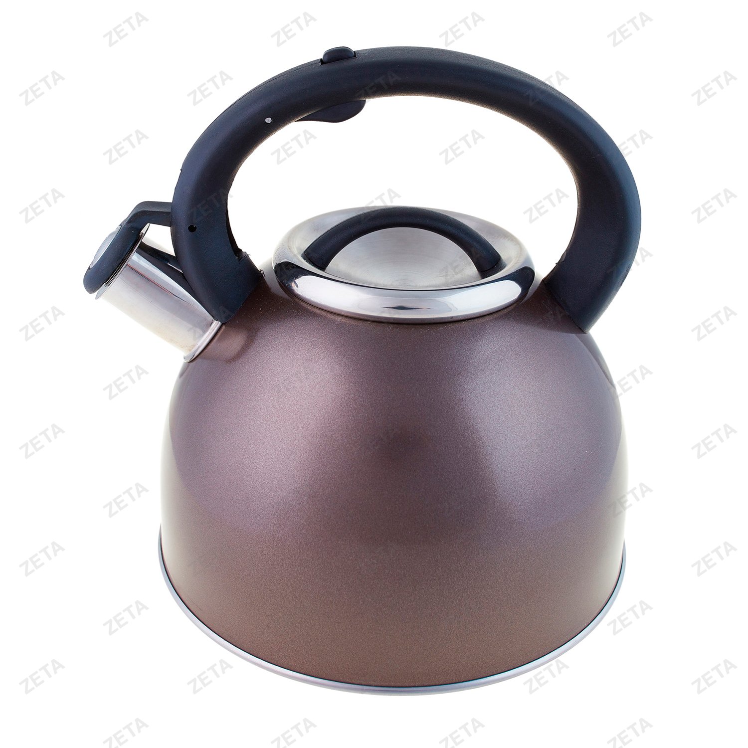 Чайник со свистком №LKD-3030BR 3 л. коричневый Appetite - изображение 1