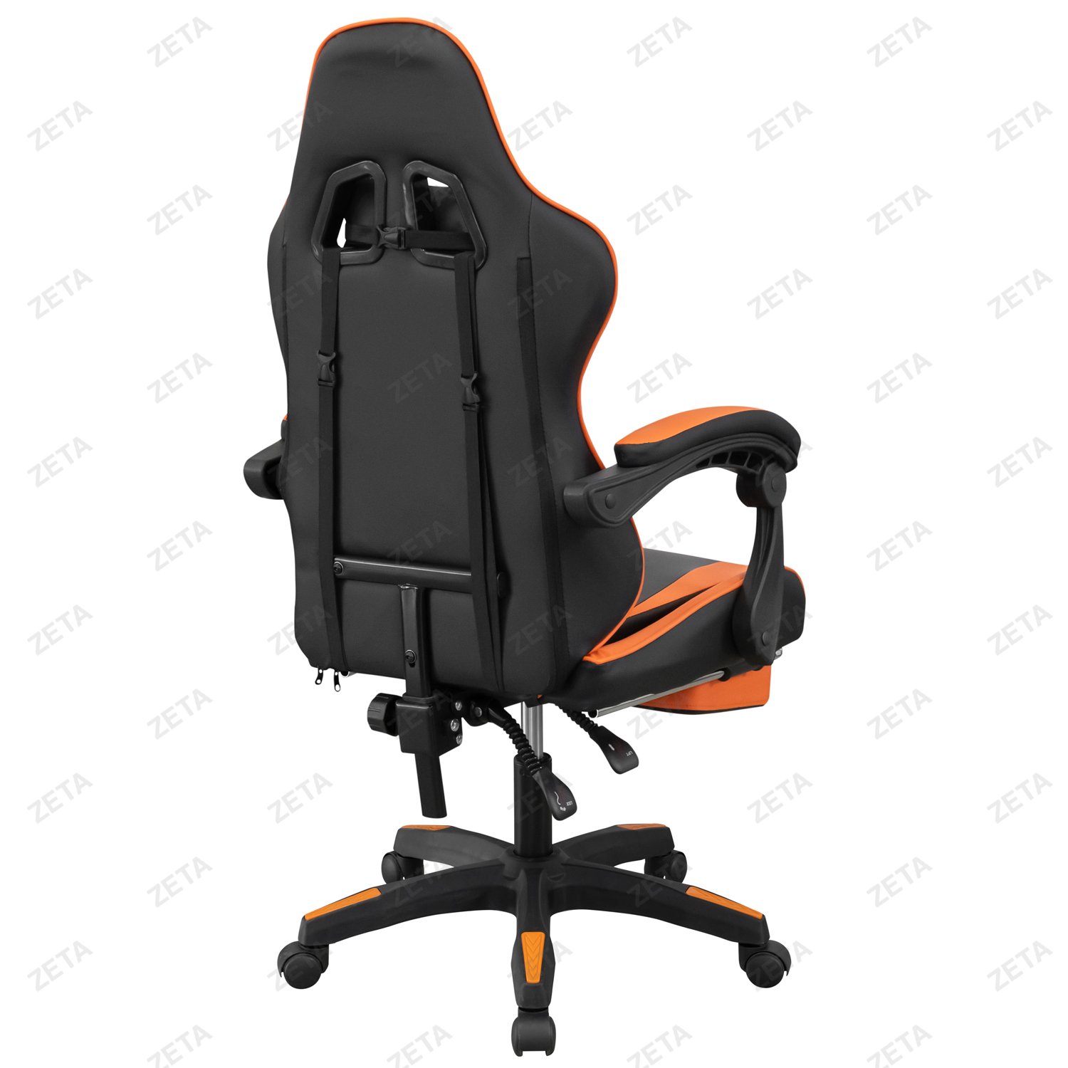 Кресло GM-202F (черный / оранжевый) (ВИ)