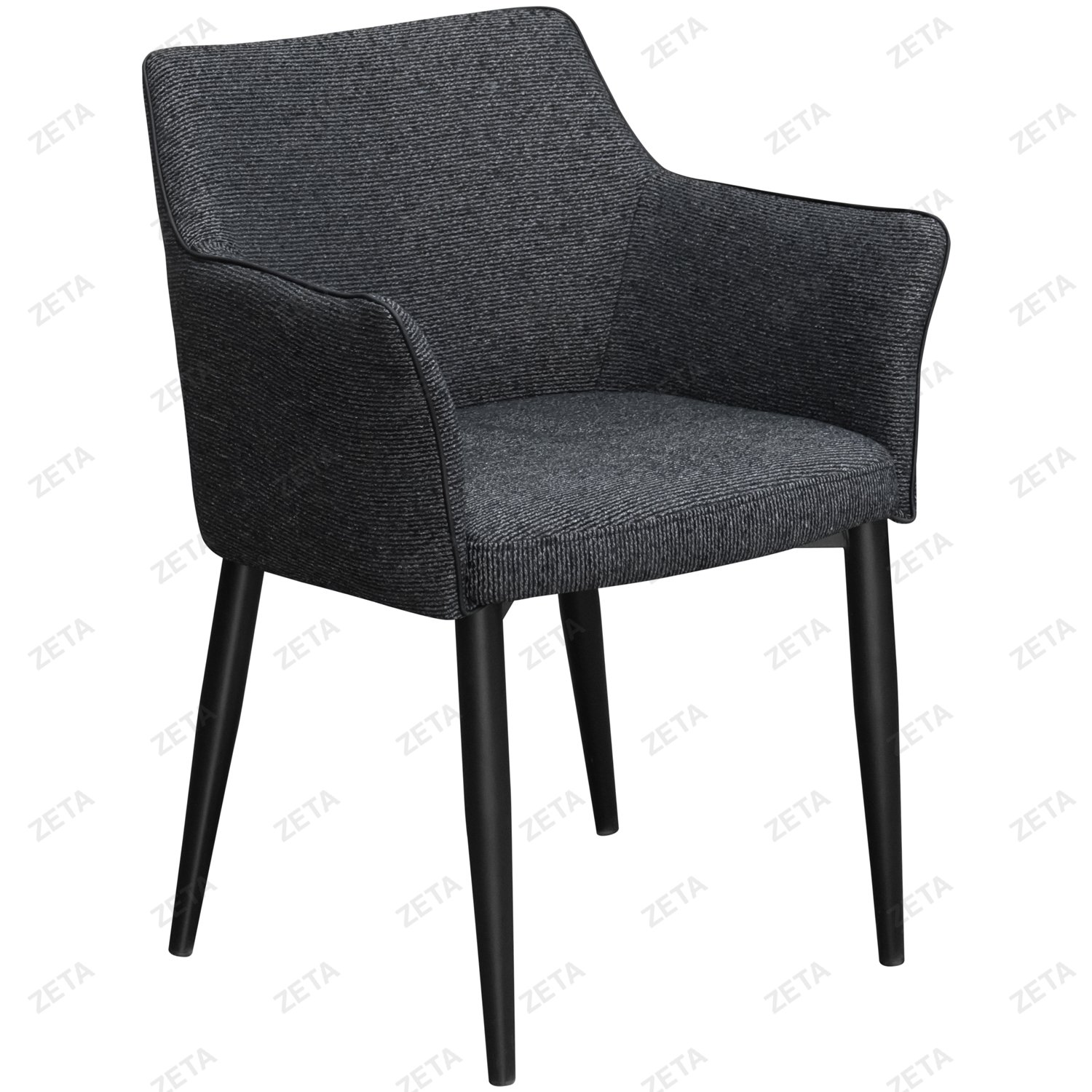 Стул DC-550 "Techno Fabric MJ23377-3" (серо-графитовый) (ВИ)