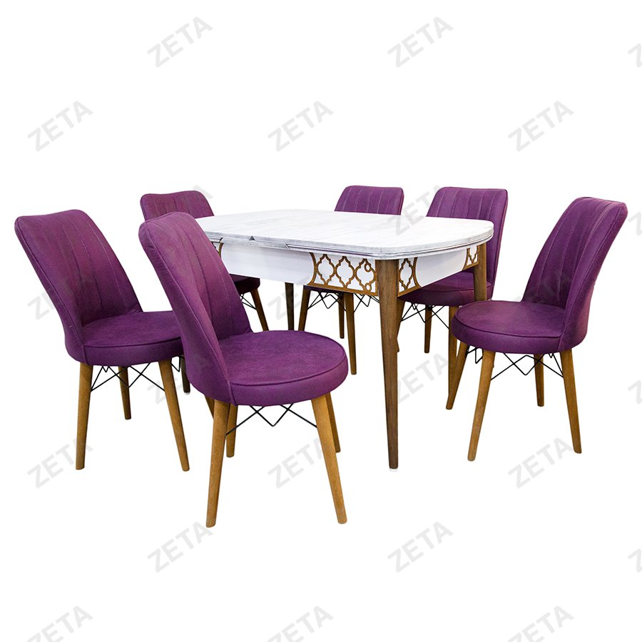 Столовый комплект: стол + 6 стульев "Masa" (Турция)