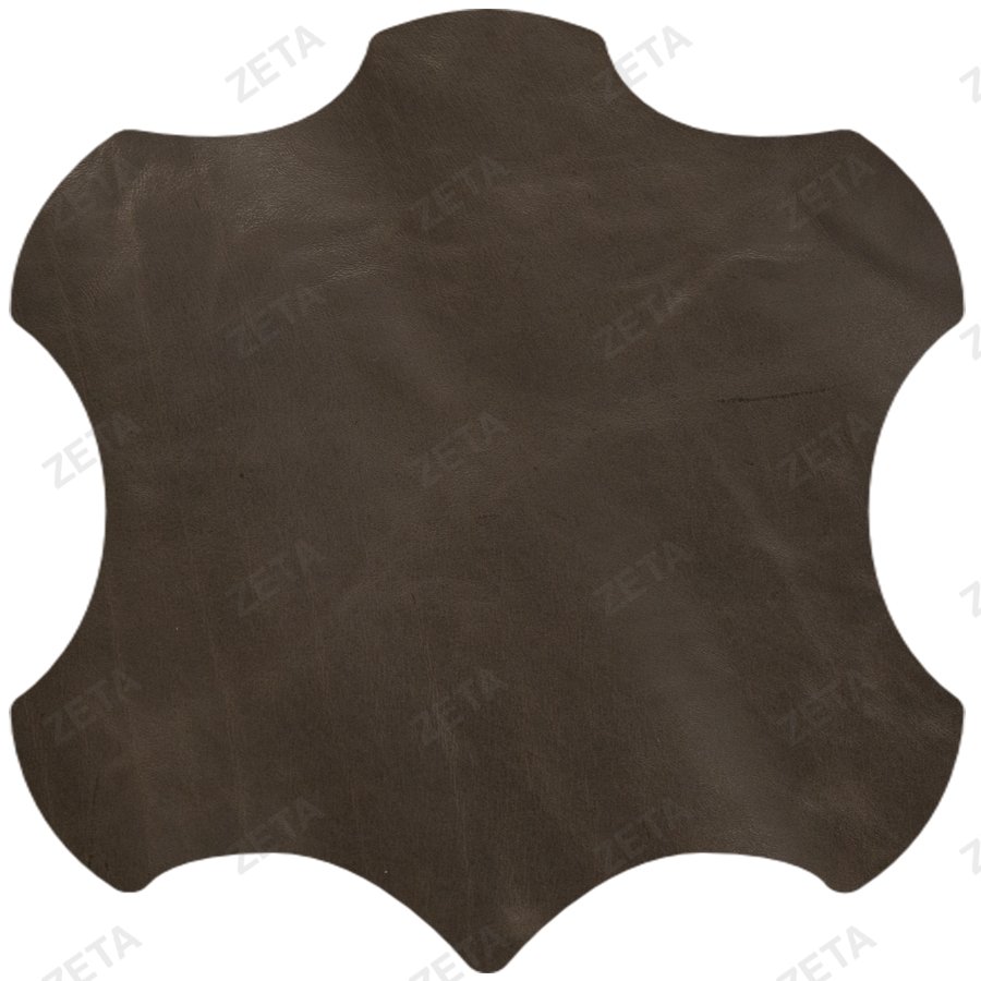 Натуральная кожа "Pull up" №102 (тёмно-коричневый цвет) - изображение 1