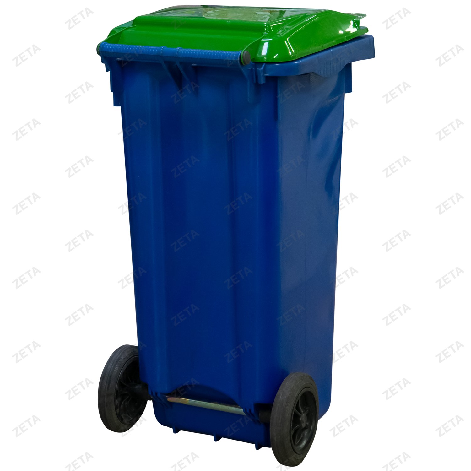 Бак мусорный с крышкой на колесиках 120 л Razak (И)