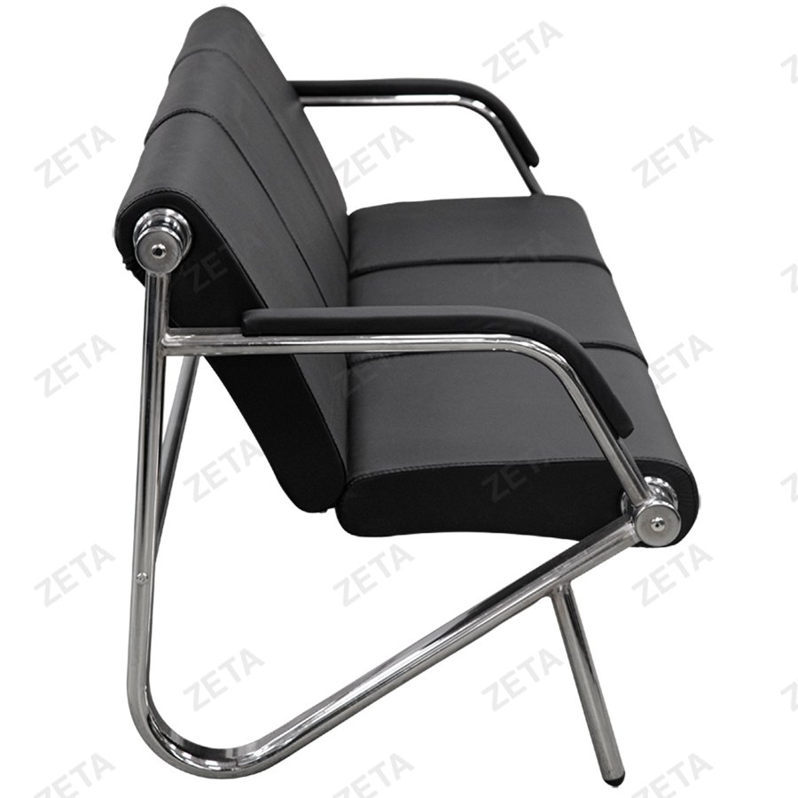 Диван софа "3" №618 (чёрный) (ВИ)