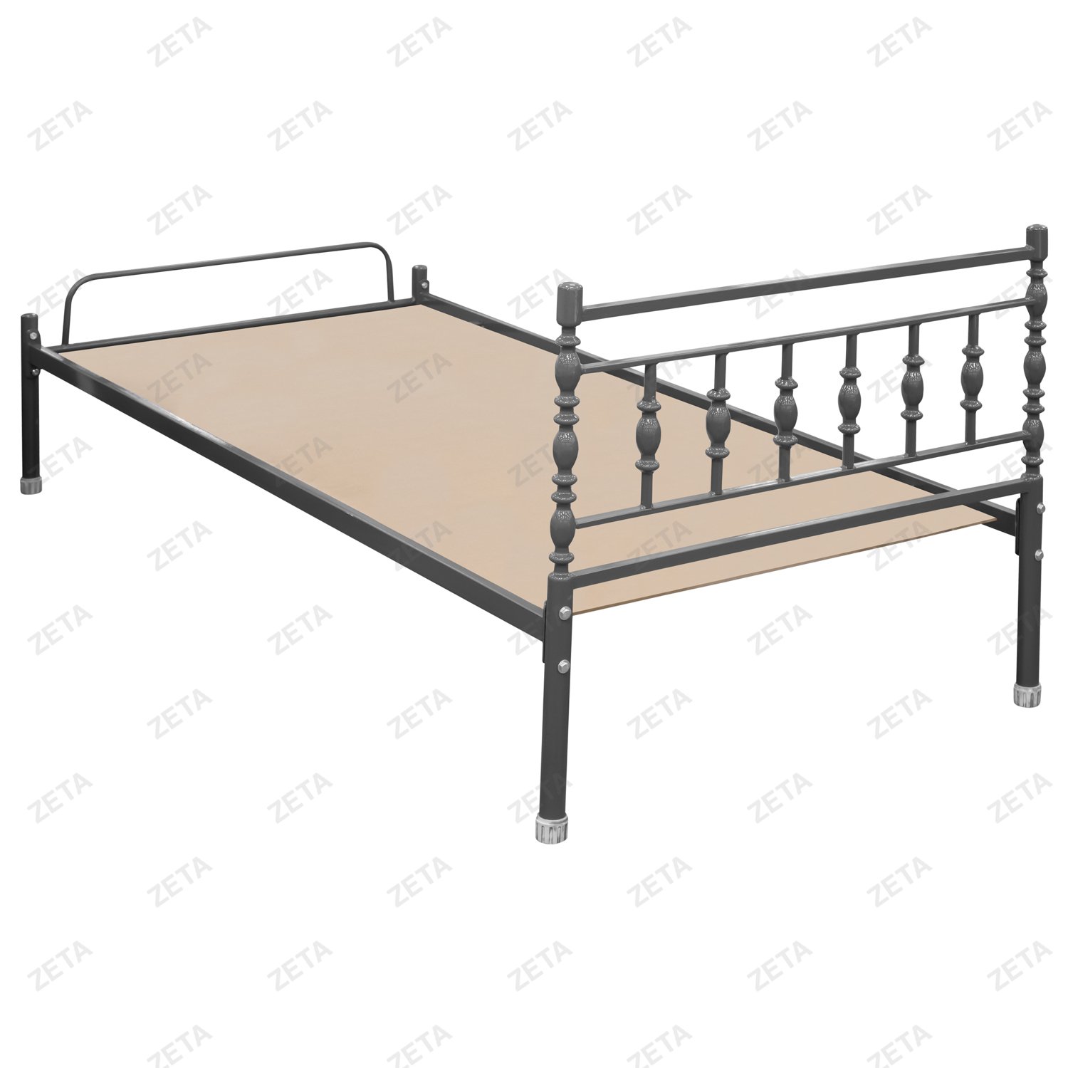 Кровать "Одри" 1-местная (с одной вальцовой спинкой)