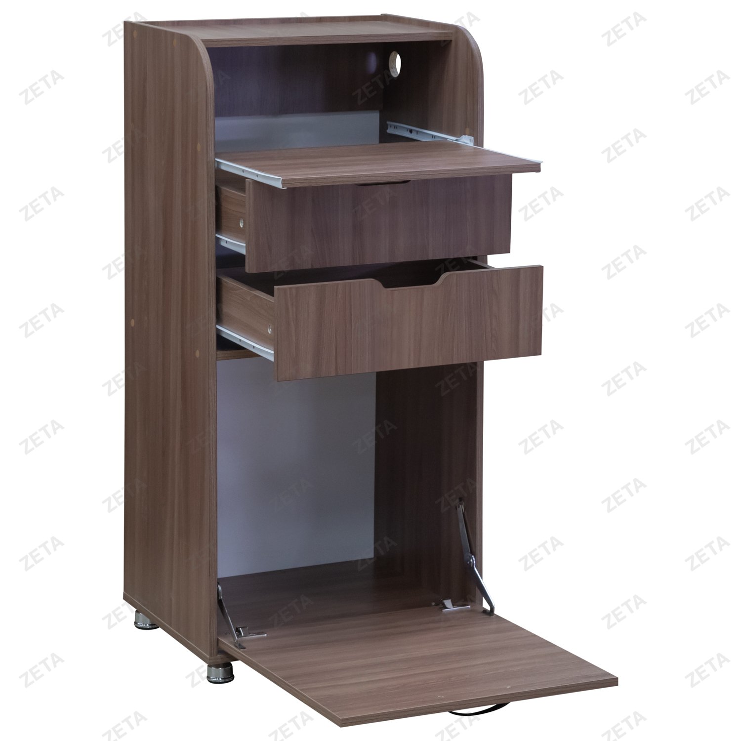 Тумба ресторанная №КУЛ-530 (ясень шимо тёмный) (М-Узб)