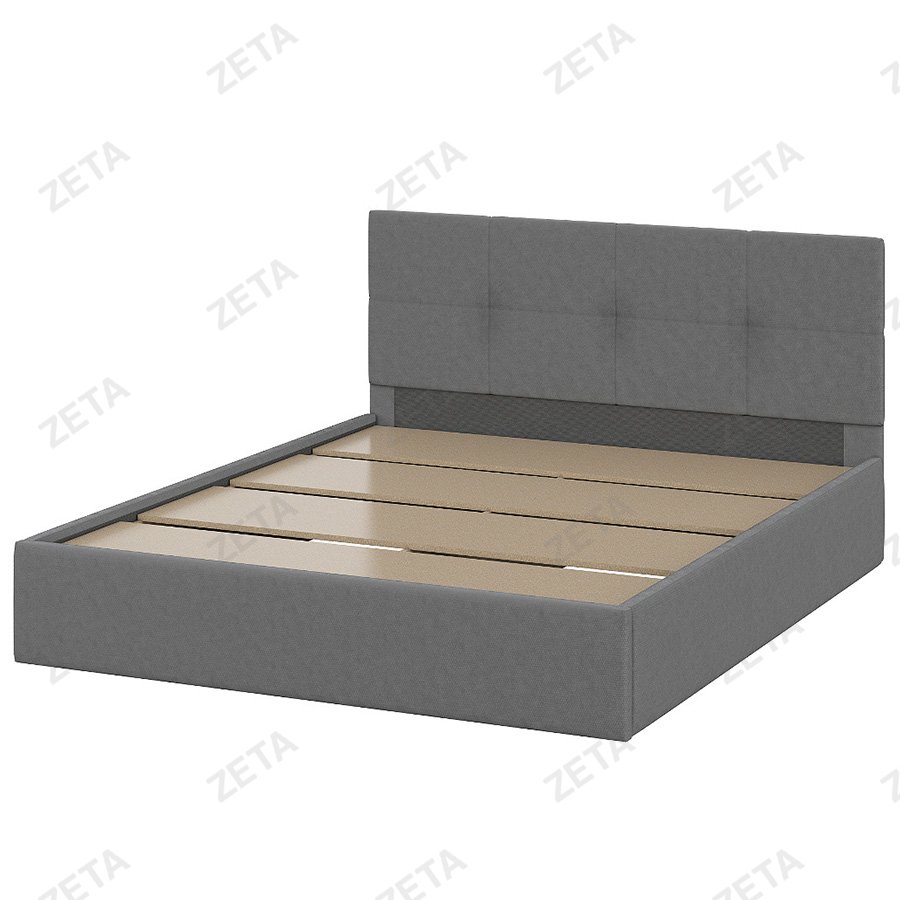 Кровать двойная №4 №00-00112218 (тёмно-серый) (РФ)