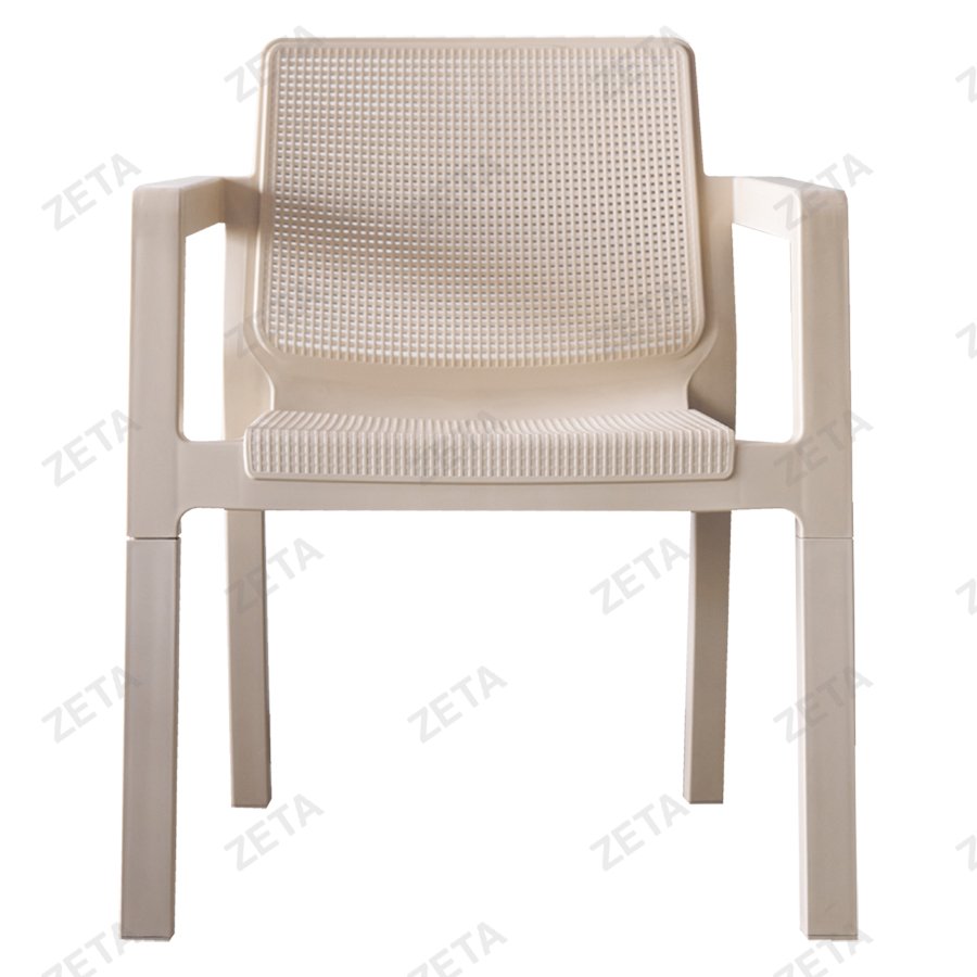 Кресло пластиковое "Palma" №571 (светло-бежевый) (И-HB)