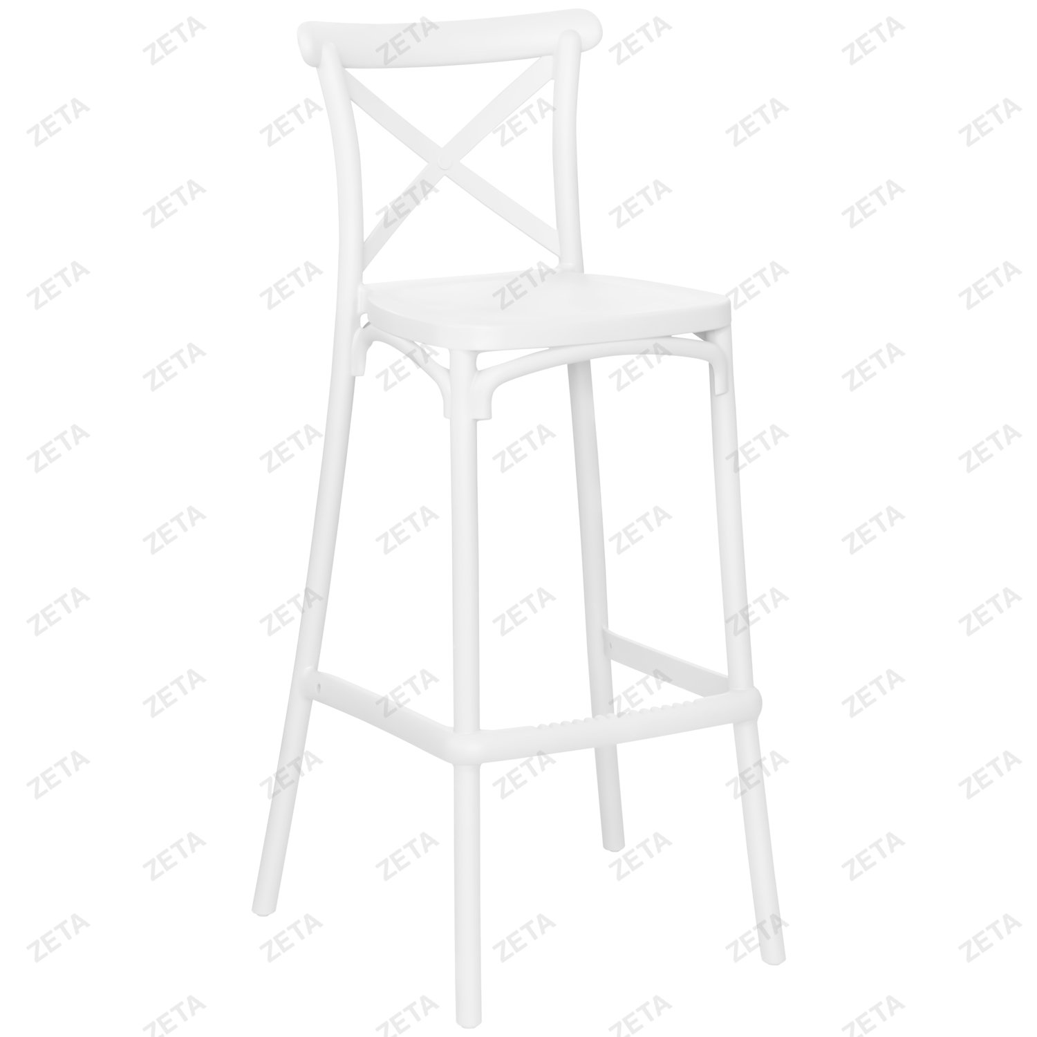 Стул барный JZC-557 (белый) (ВИ)
