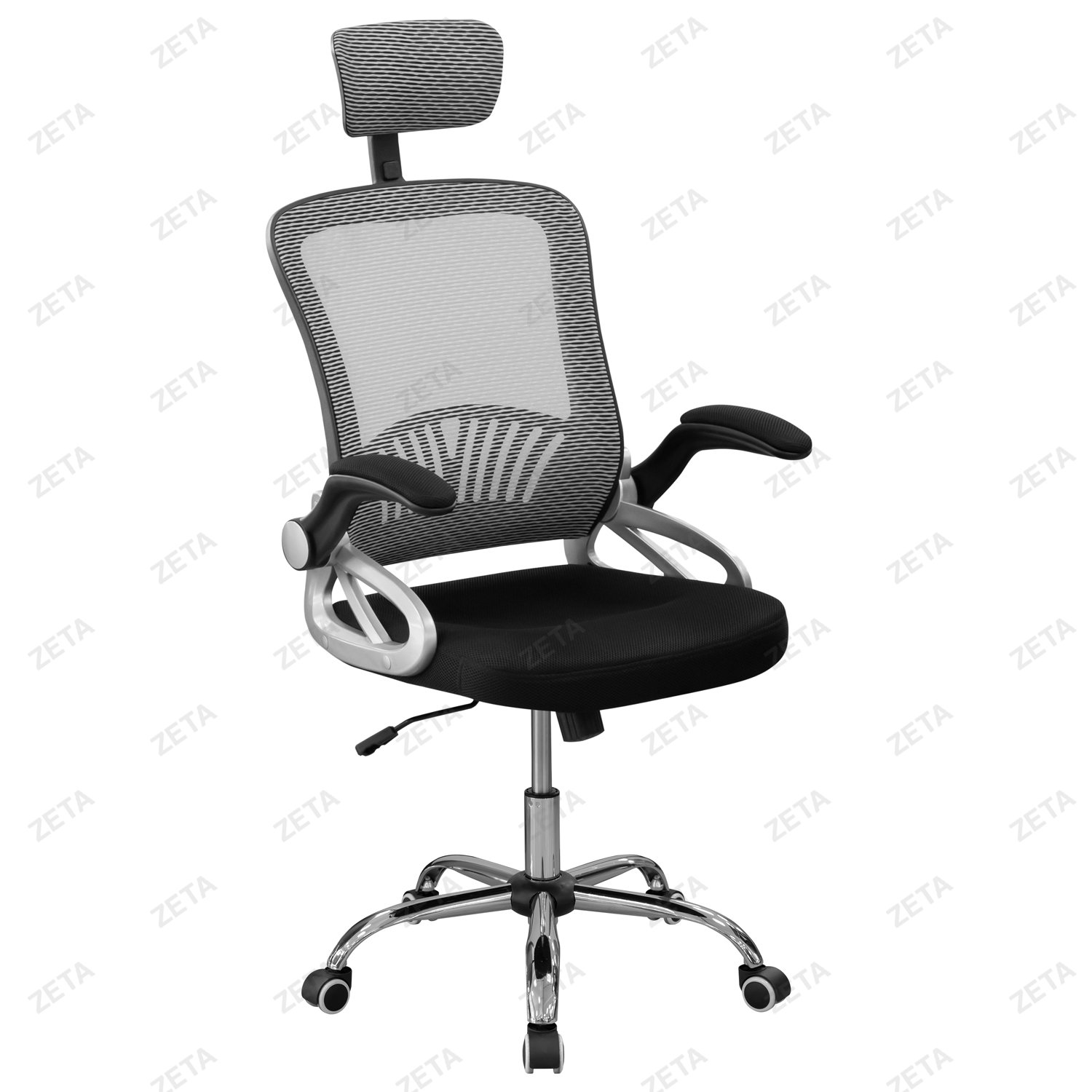 Кресло №809-H R (серая сетка) (ВИ) - изображение 1