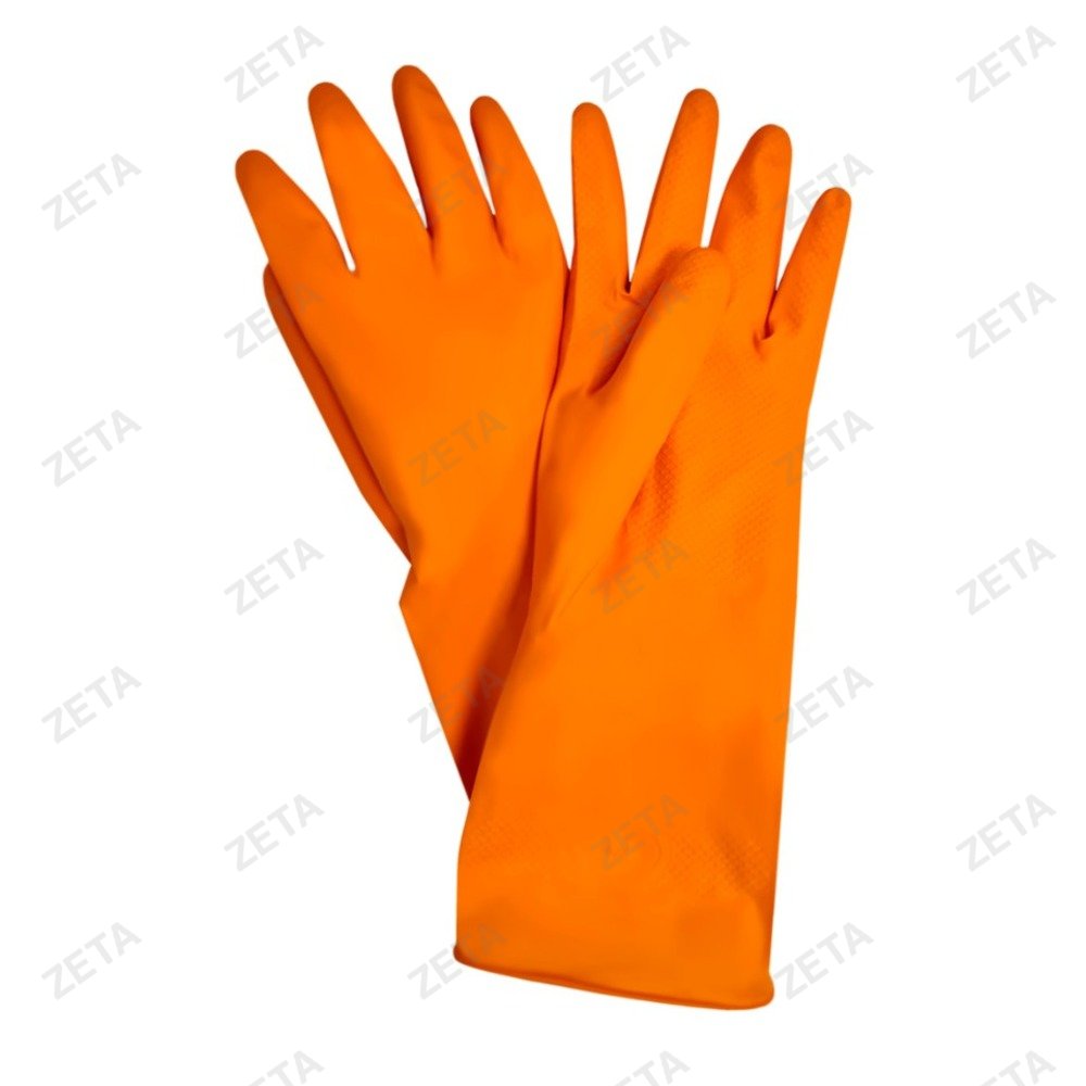 Перчатки резиновые плотные "Фрекен Бок" оранжевые - изображение 2