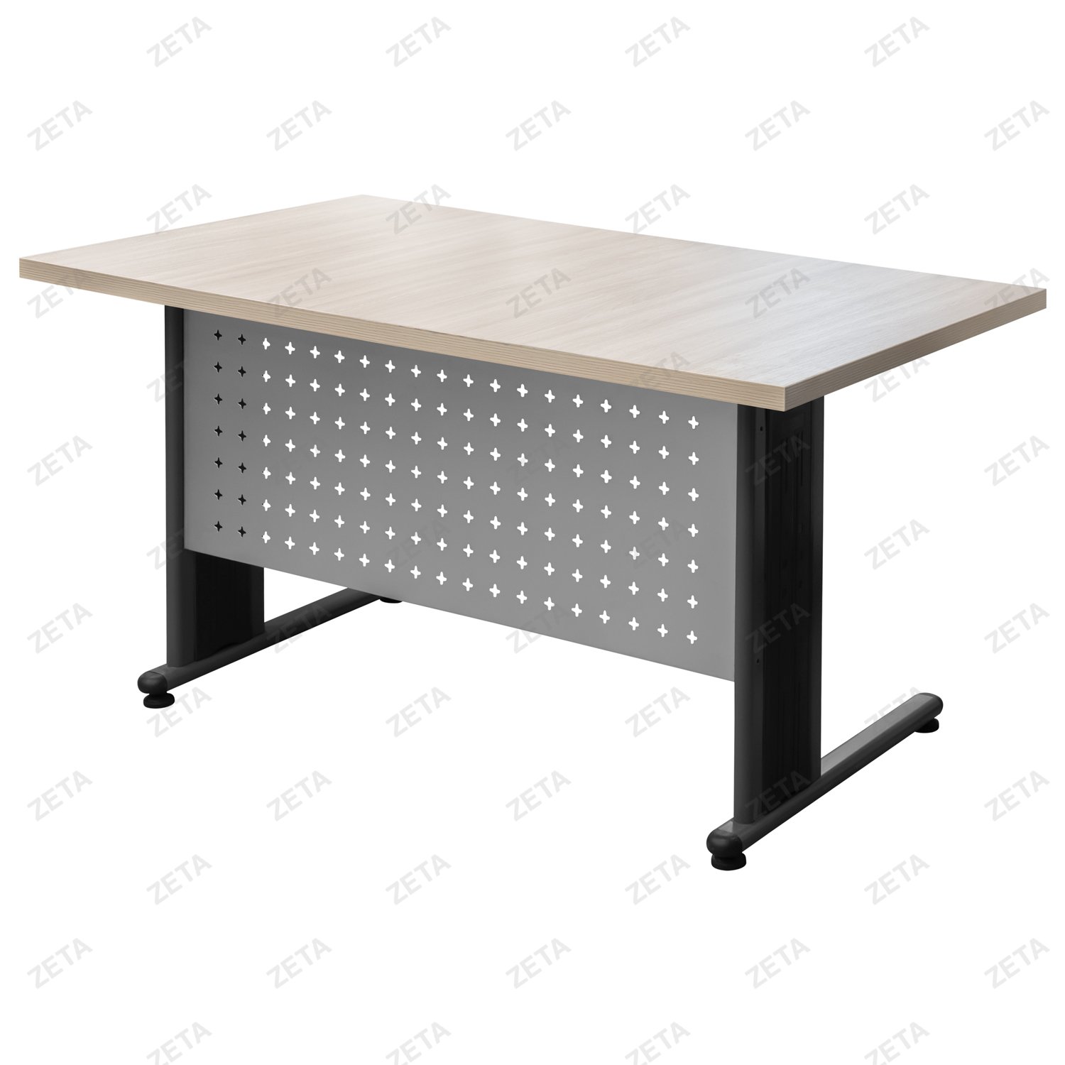 Стол офисный А-3 с металлической царгой