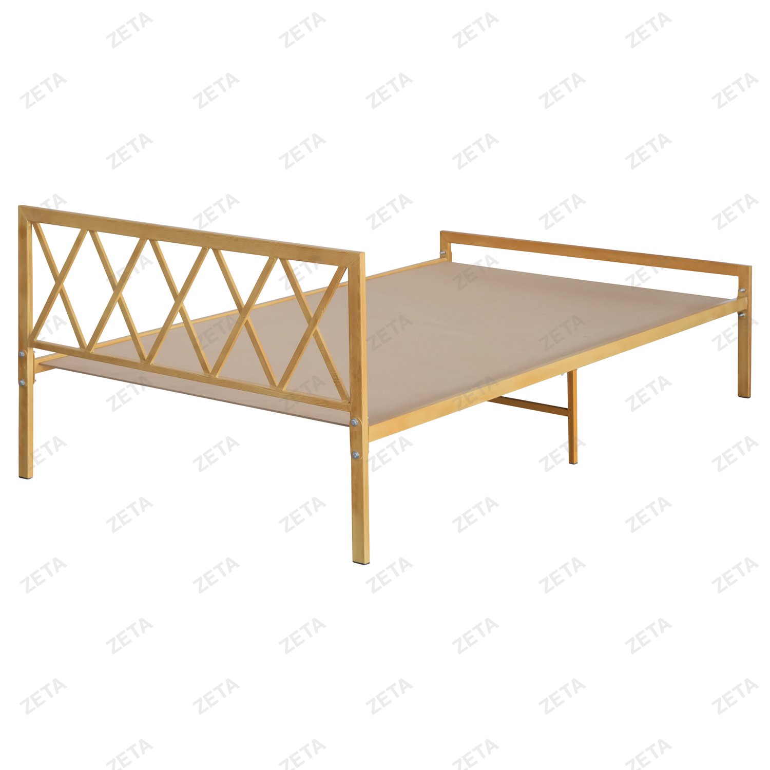 Кровать "Мари" №2 (с одной спинкой, без матраца) покраска под дерево