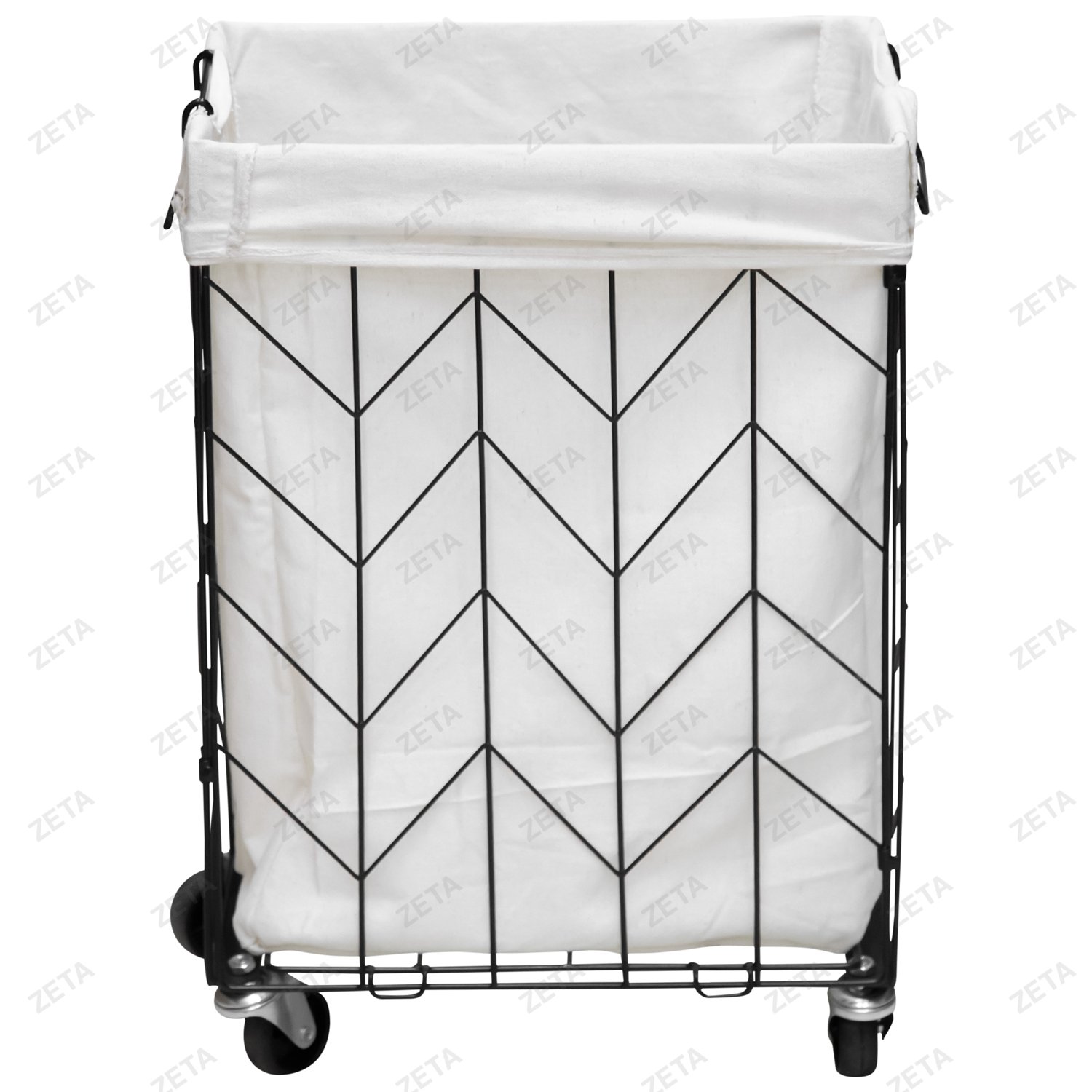 Корзина для белья на колесиках №LH21-479 (ВИ)