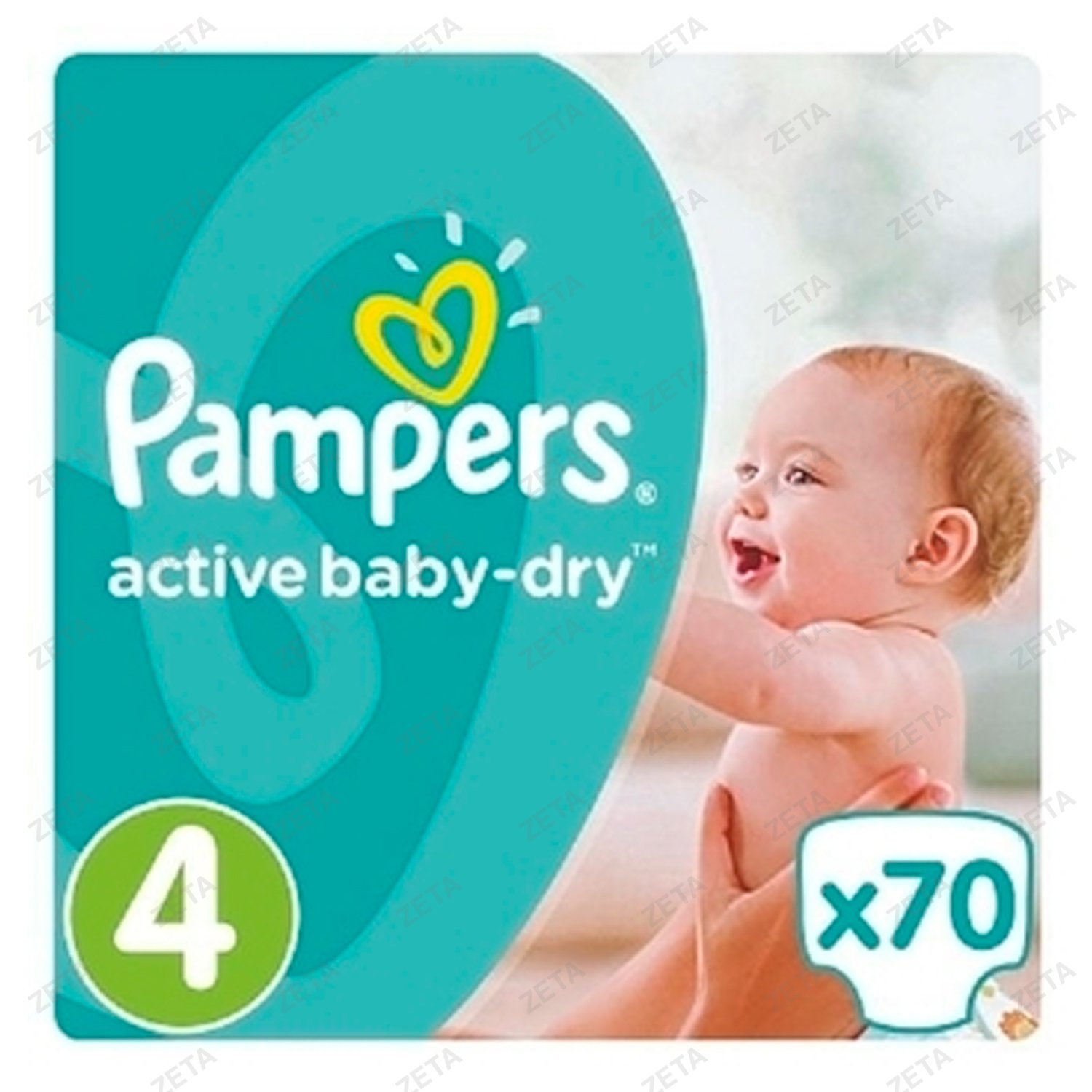 Подгузники Pampers Active Baby Maxi Джамбо 70 шт.