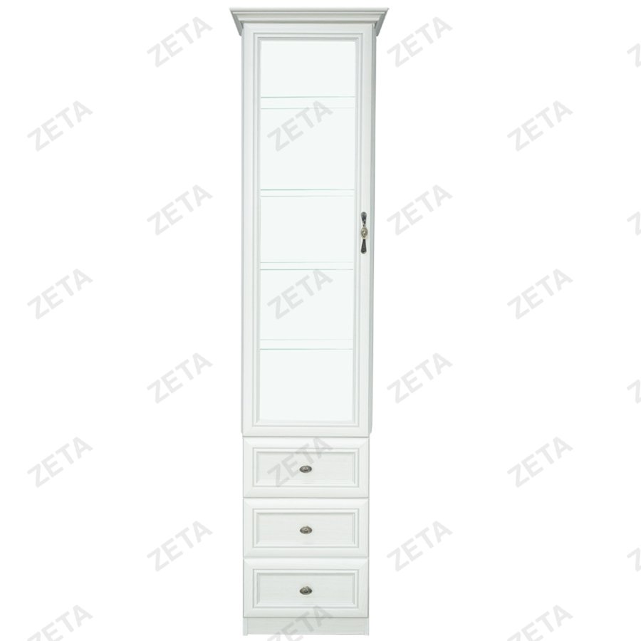 Шкаф с витриной №Р330.09 (ясень анкор) (Беларусь)