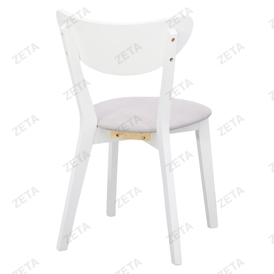Комплект мебели: стол + 4 стула №RH7226T + №RH371C (белый / серебристый) (Малайзия) - изображение 7
