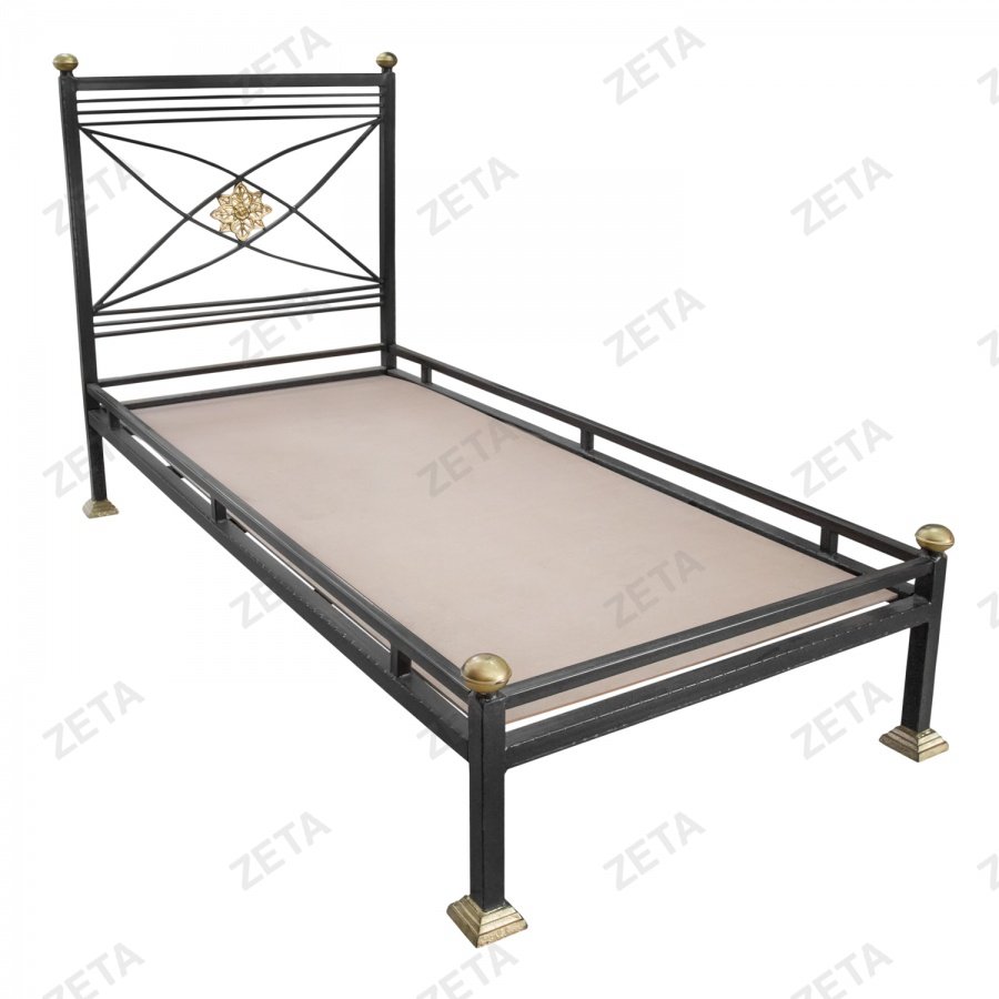 Кровать "Вояж" (1-местная, с коваными элементами) - изображение 1