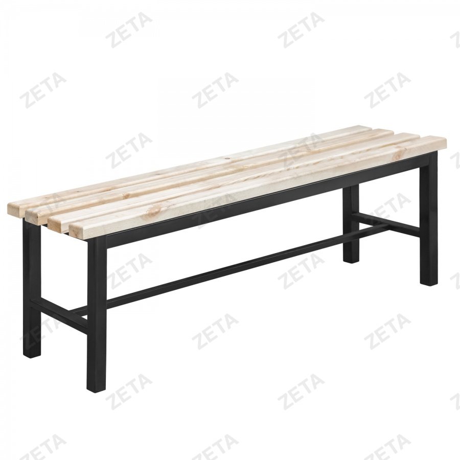 Скамья уличная, без спинки (4 бруса) классическая