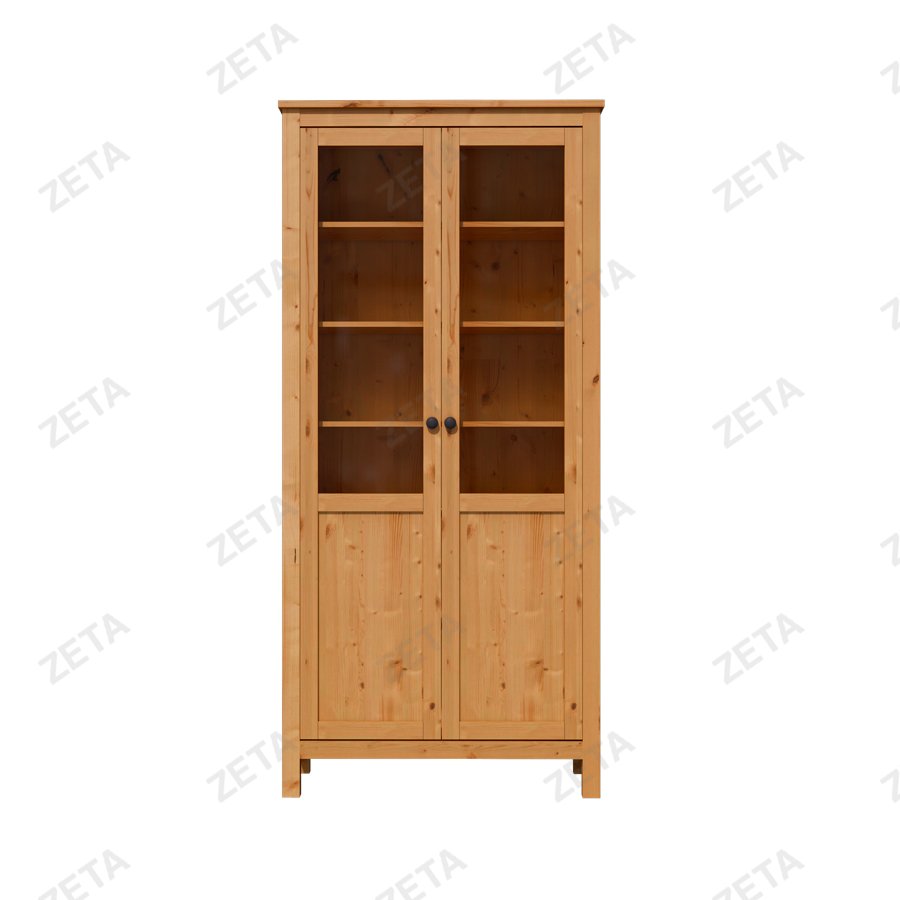 Шкаф с дверями "Кымор" (900*1980*370 мм.) №5030710304 (светло-коричневый) (Лузалес-РФ) - изображение 2