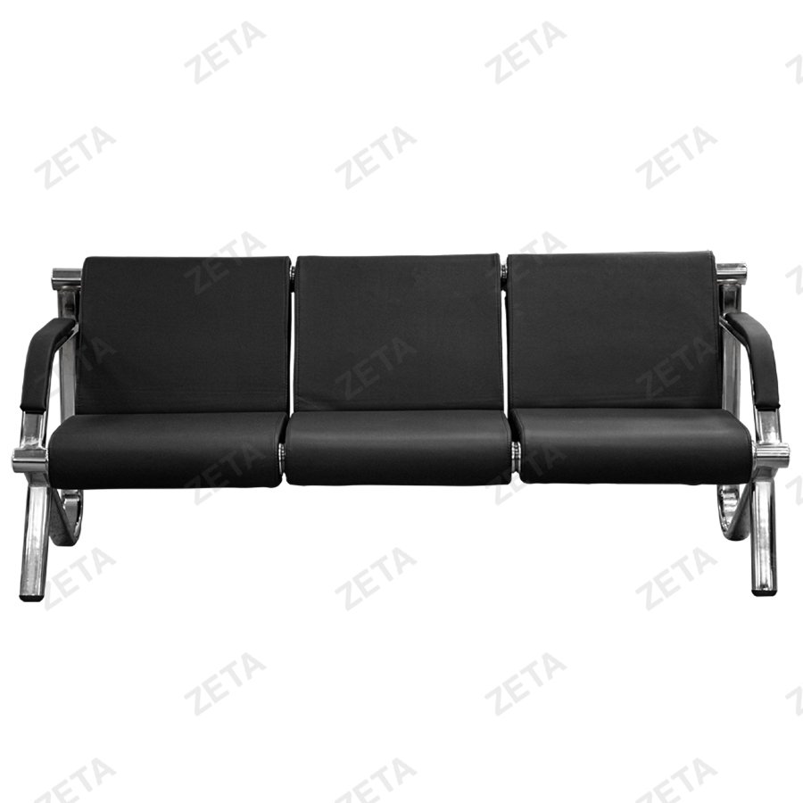 Диван софа "3" №618 (чёрный) (ВИ)