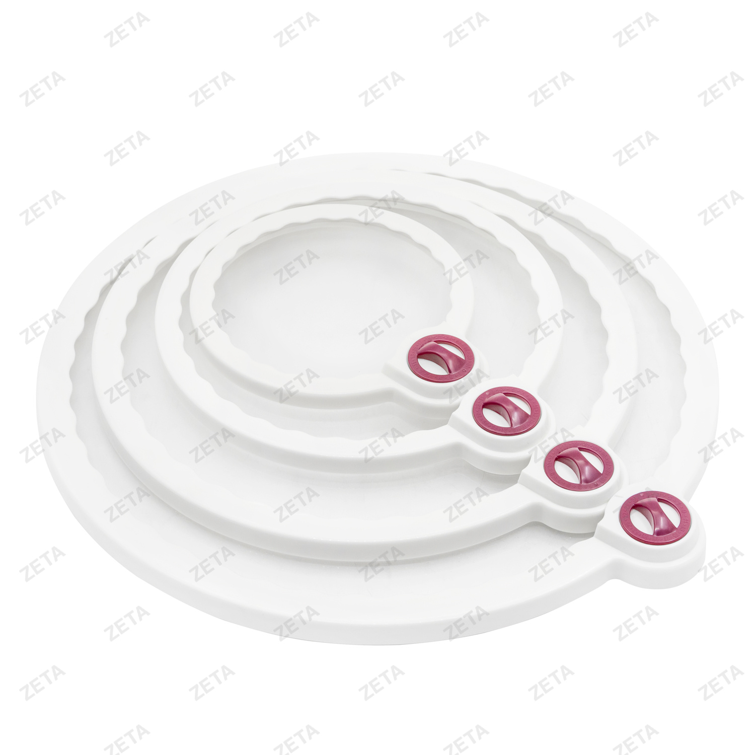 Крышки для посуды вакуумные (набор 4 шт.) № 261996