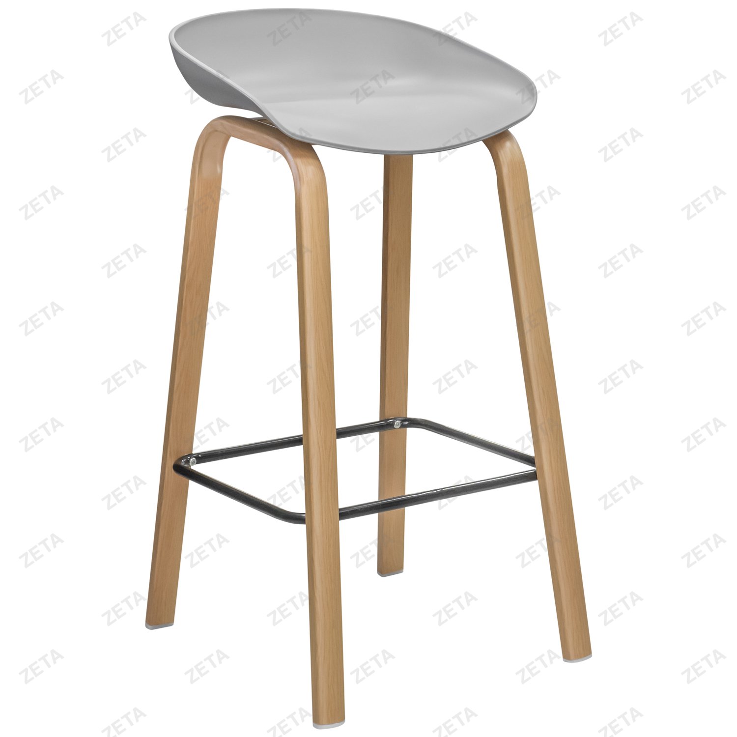 Стул барный №C48 (серый) (ВИ)