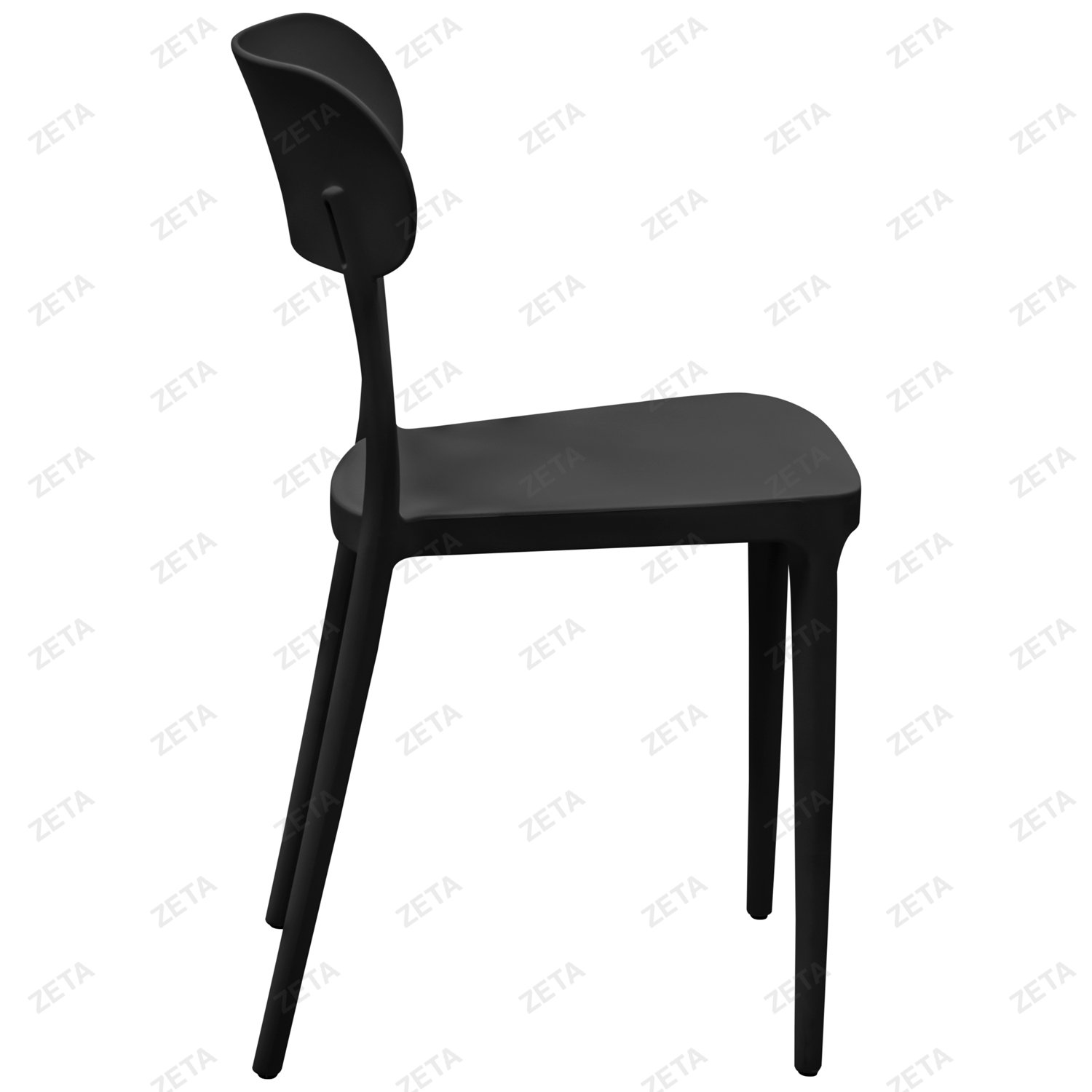 Стул пластиковый "Микки" (чёрный)