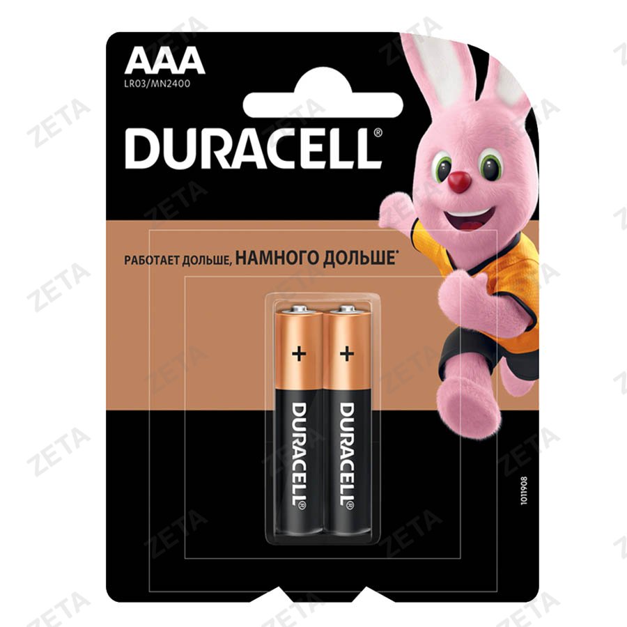 Батарейка "Duracell" 2 шт. №Basic AAA mon - изображение 1