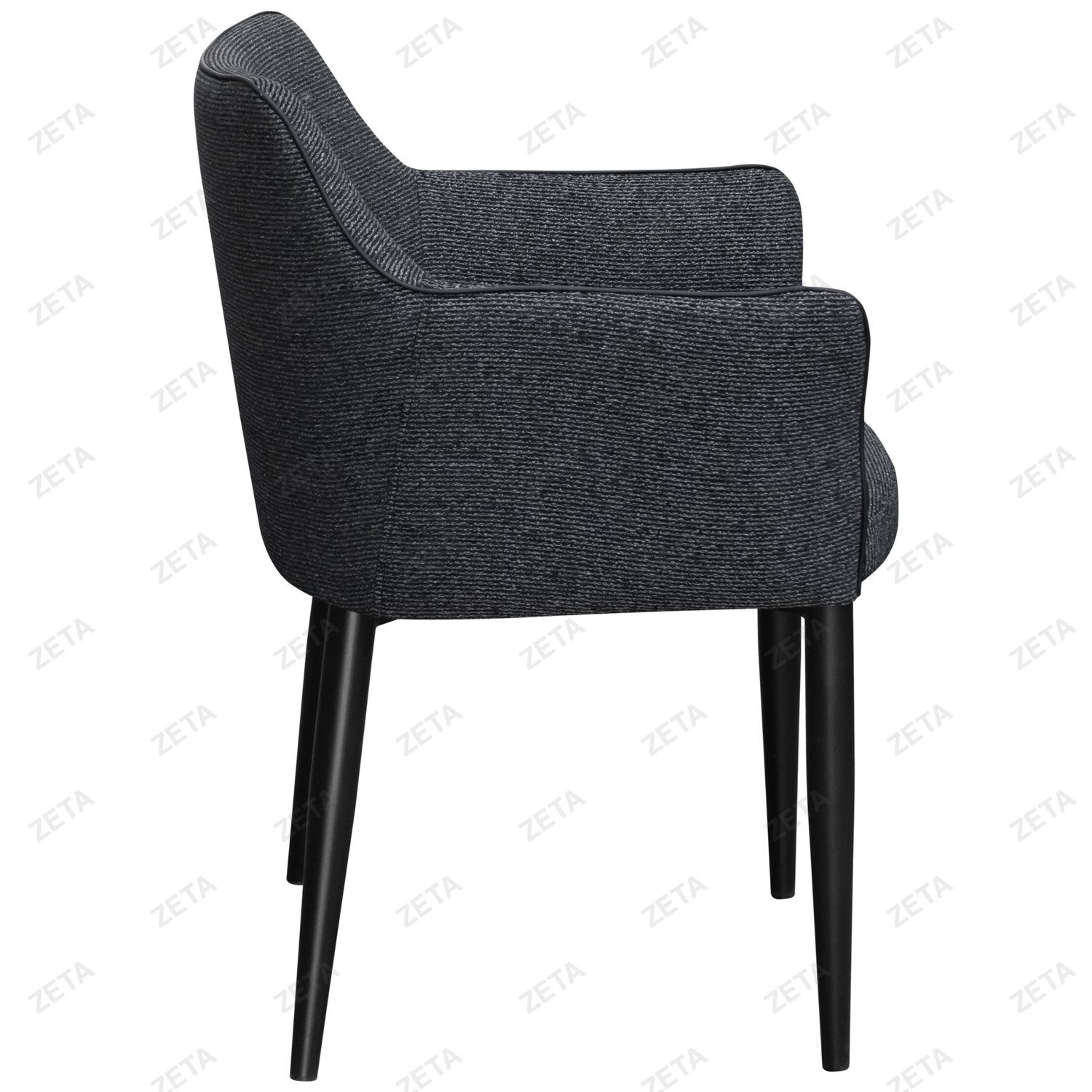 Стул DC-550 "Techno Fabric MJ23377-3" (серо-графитовый) (ВИ)