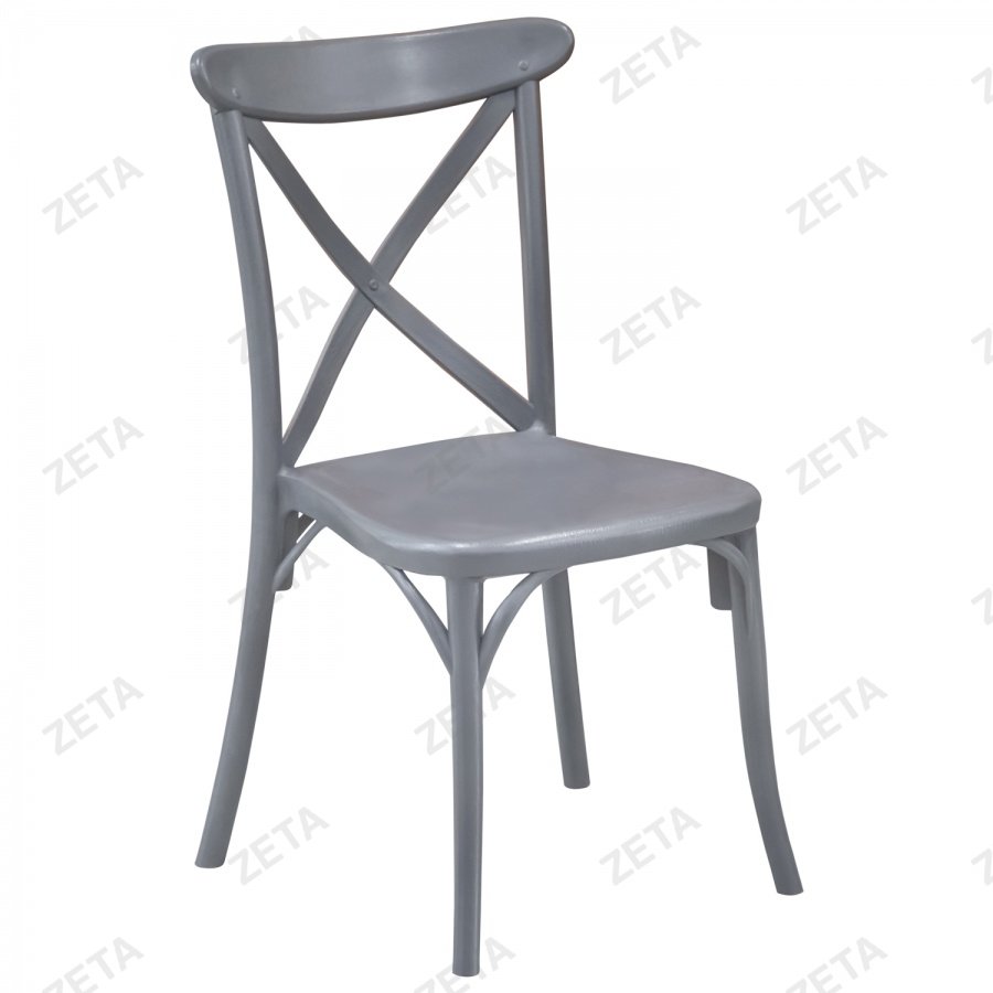 Стул пластиковый "Кантри" (серый)