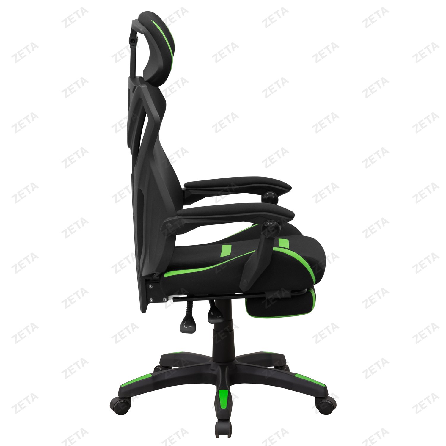 Кресло "НС-902" (чёрный и зелёный) (ВИ) - изображение 3