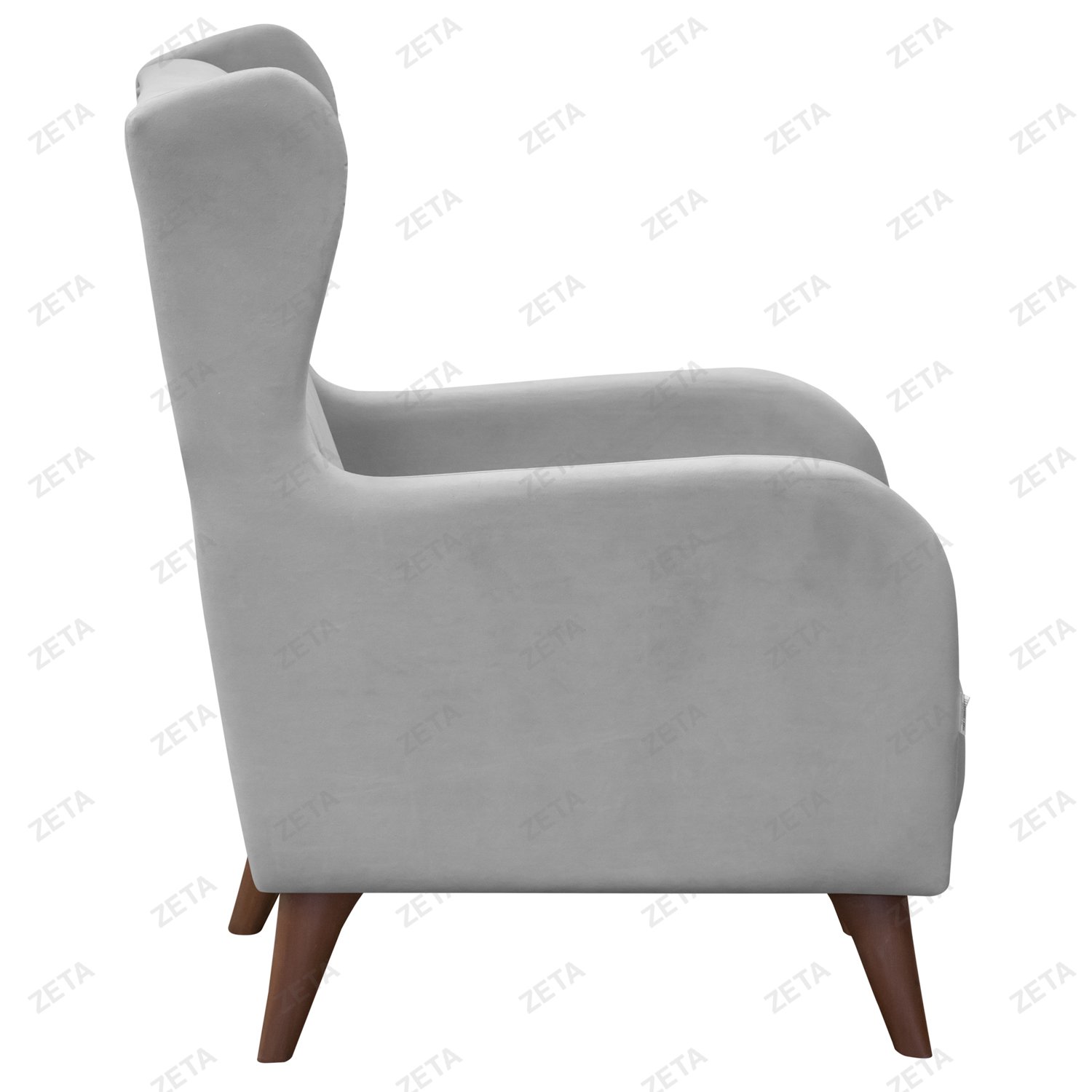 Кресло "Градара" (650*725*990 мм) №Luma 13 (светло-серый) (АСМ-Э) - изображение 4