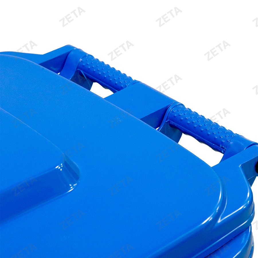 Бак мусорный с крышкой 240 л. на колесах (синий) №LD-240AC (ВИ) - изображение 6