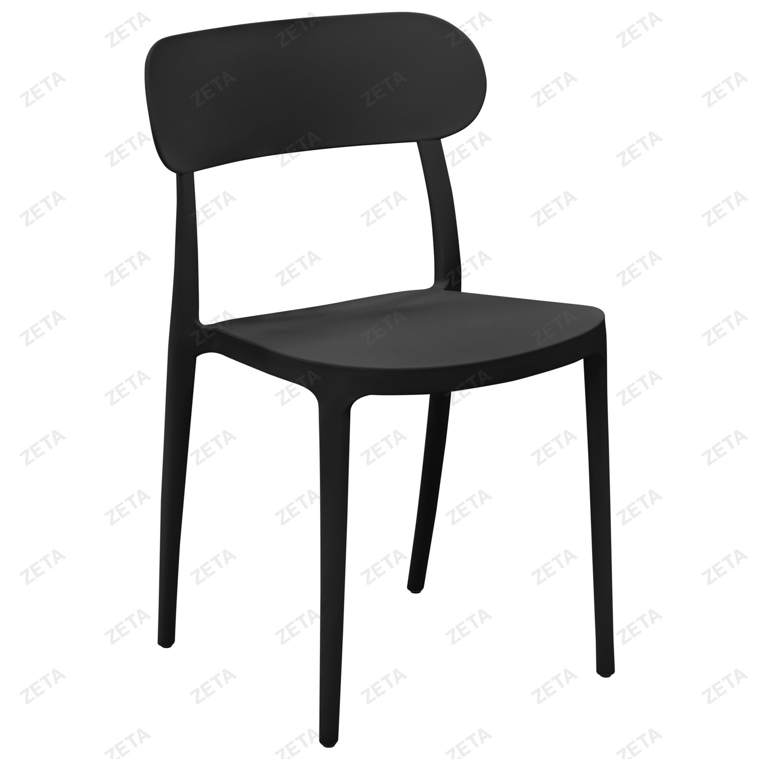 Стул пластиковый "Микки" (чёрный)